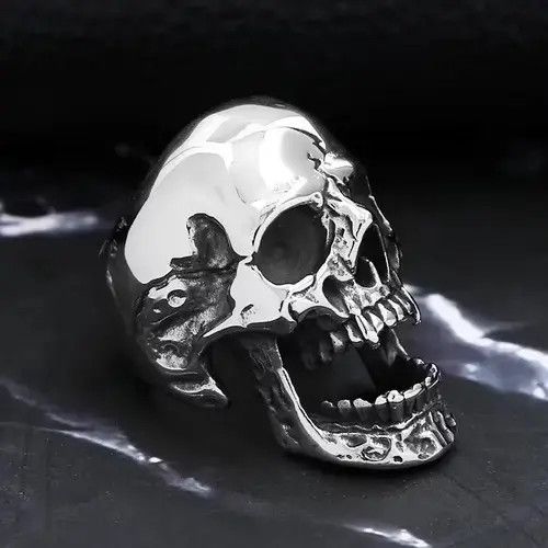 Jewelry Vampire Skull Ring Size ONE SIZE - 2 Thumbnail