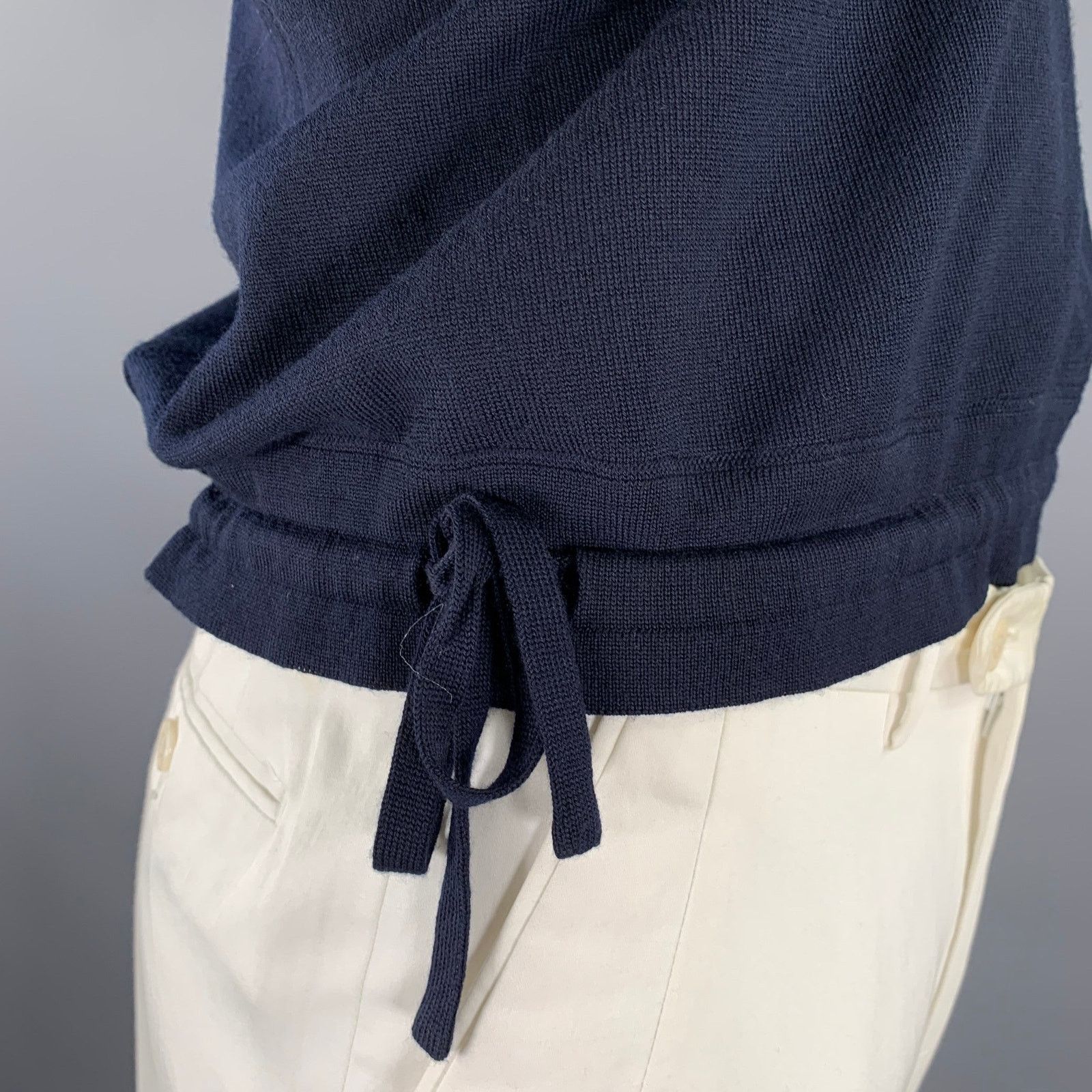 Other ZEGNA UNIFORM Size XL Navy Knit Wool Ribbed Vest Size US XL / EU 56 / 4 - 2 Thumbnail