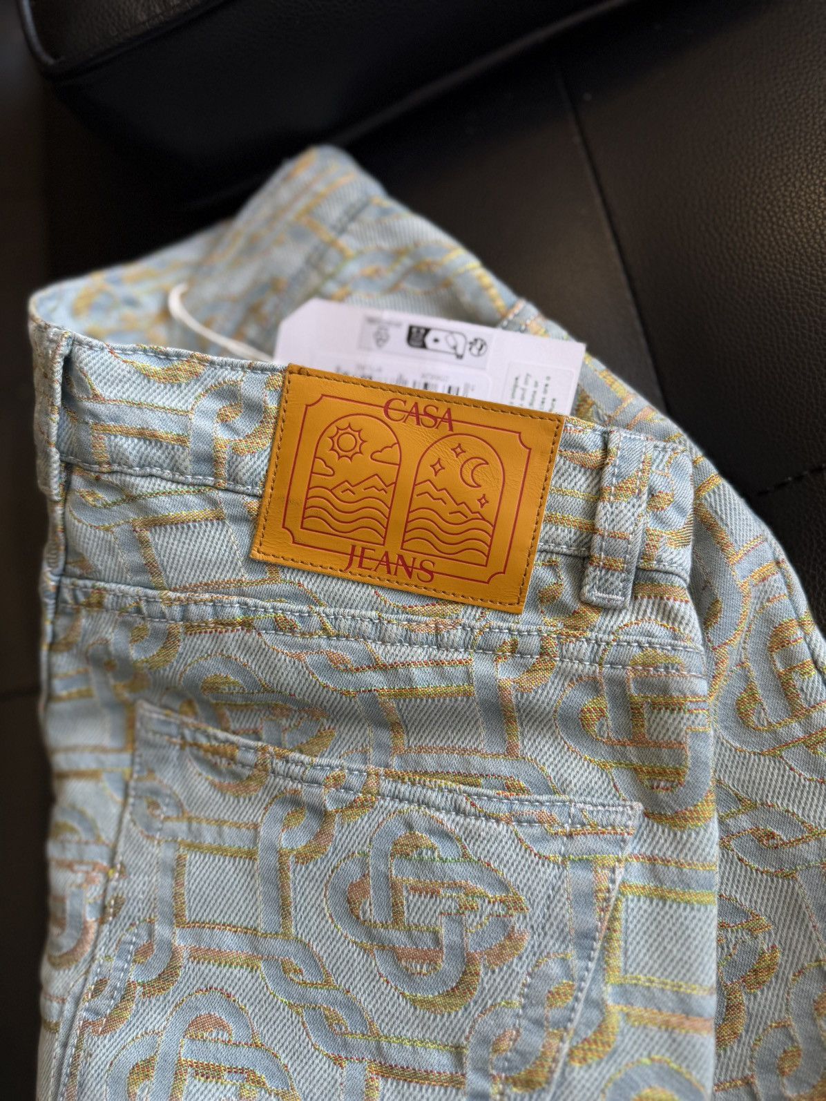 Casablanca Casablanca Jeans Size 30 Monogram Print Straight-leg $950 Size US 30 / EU 46 - 10 Thumbnail