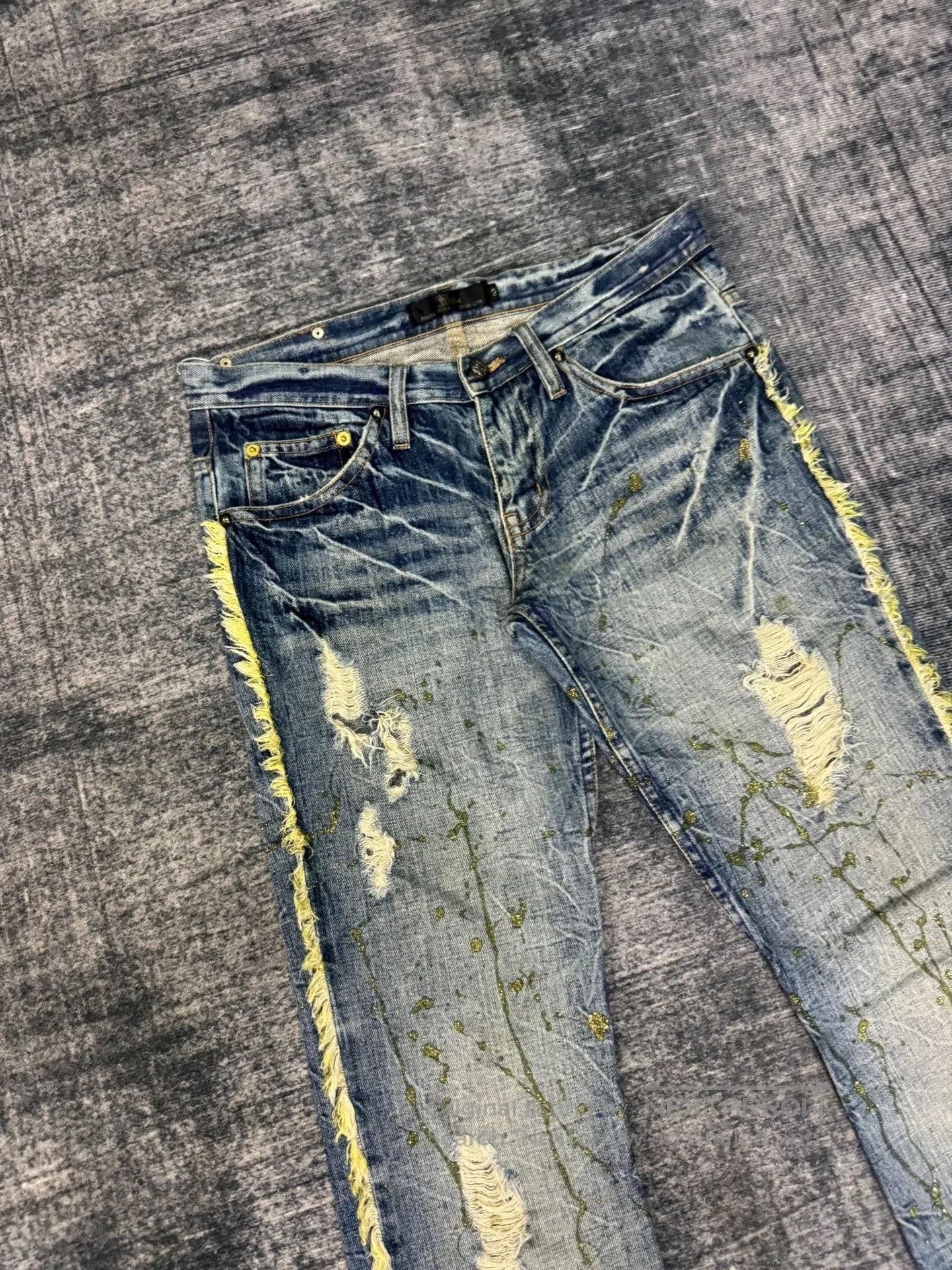 Vintage Vintage Madis Japanese Washed Blue Jeans. Size US 32 / EU 48 - 2 Thumbnail