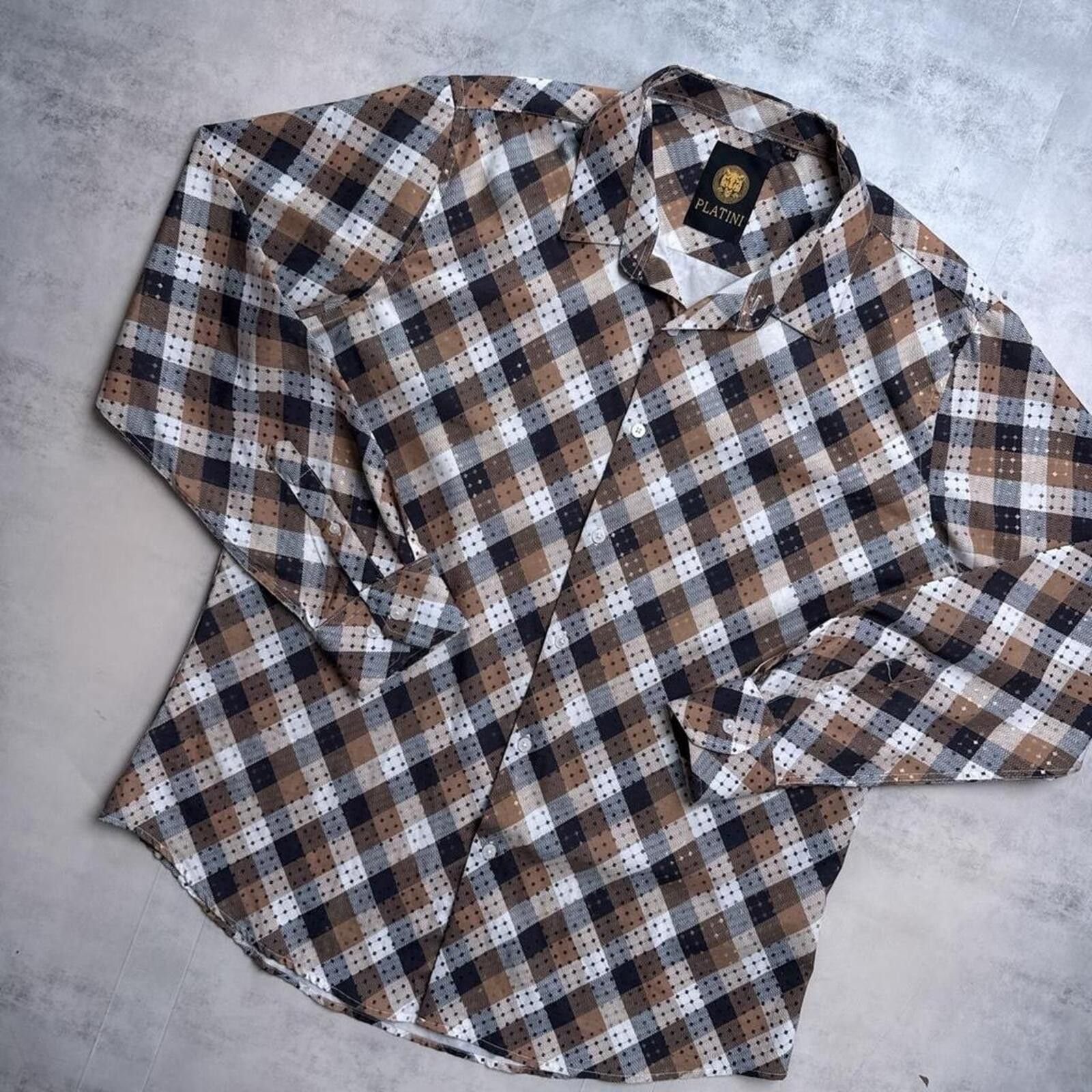 Affliction Y2K Platini 00s Button Up Grunge Shirt Size US XL / EU 56 / 4 - 2 Thumbnail