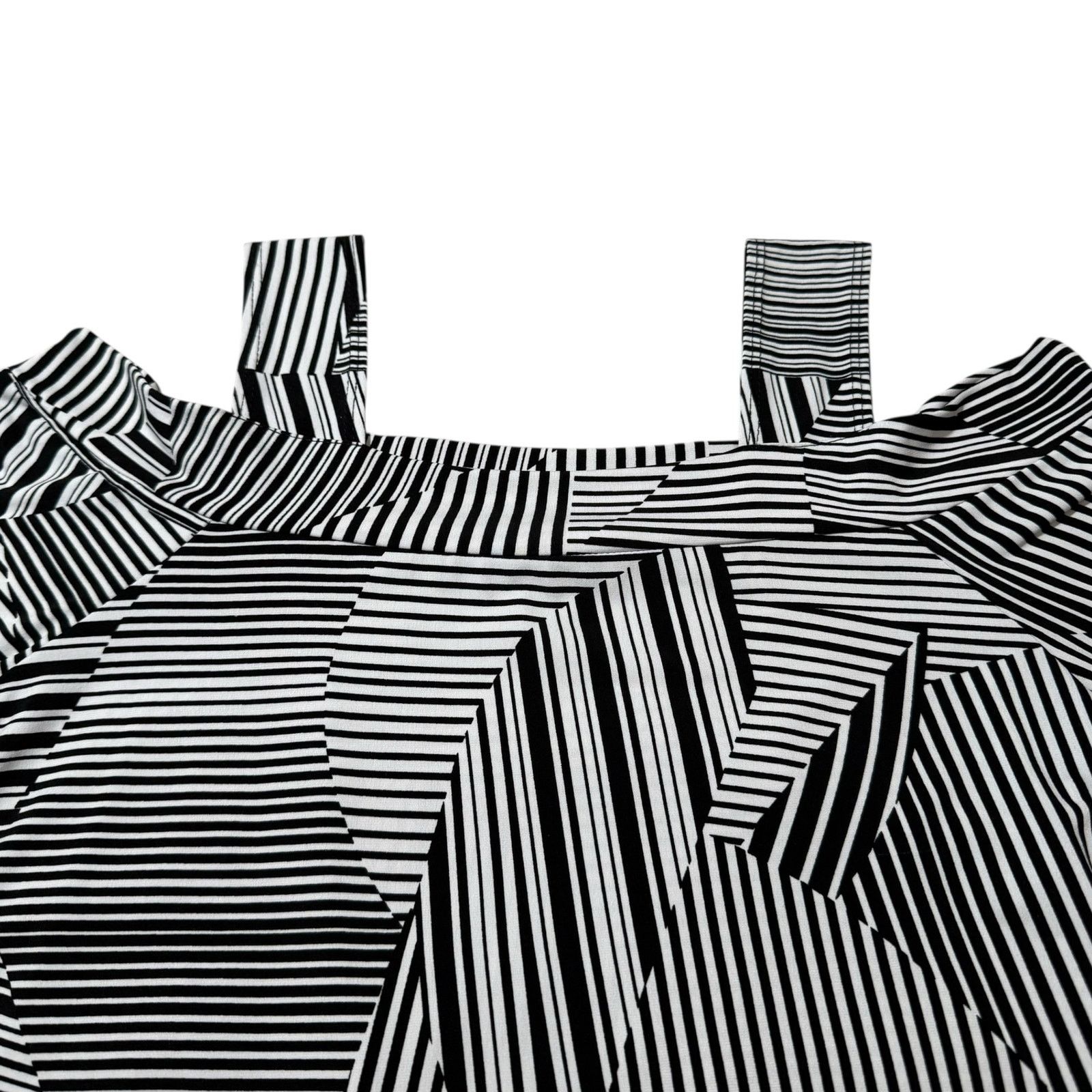 Other Clara Sunwoo Cold Shoulder Top Pattern Black & White Small Size S / US 4 / IT 40 - 5 Thumbnail
