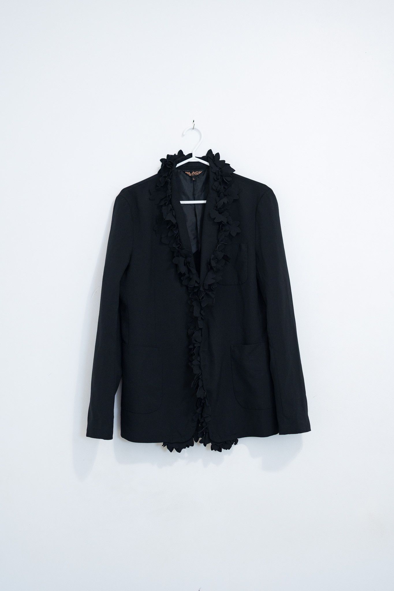 Comme des Garcons Comme des Garcons BLACK Floral Blazer Size US L / EU 52-54 / 3 - 1 Thumbnail
