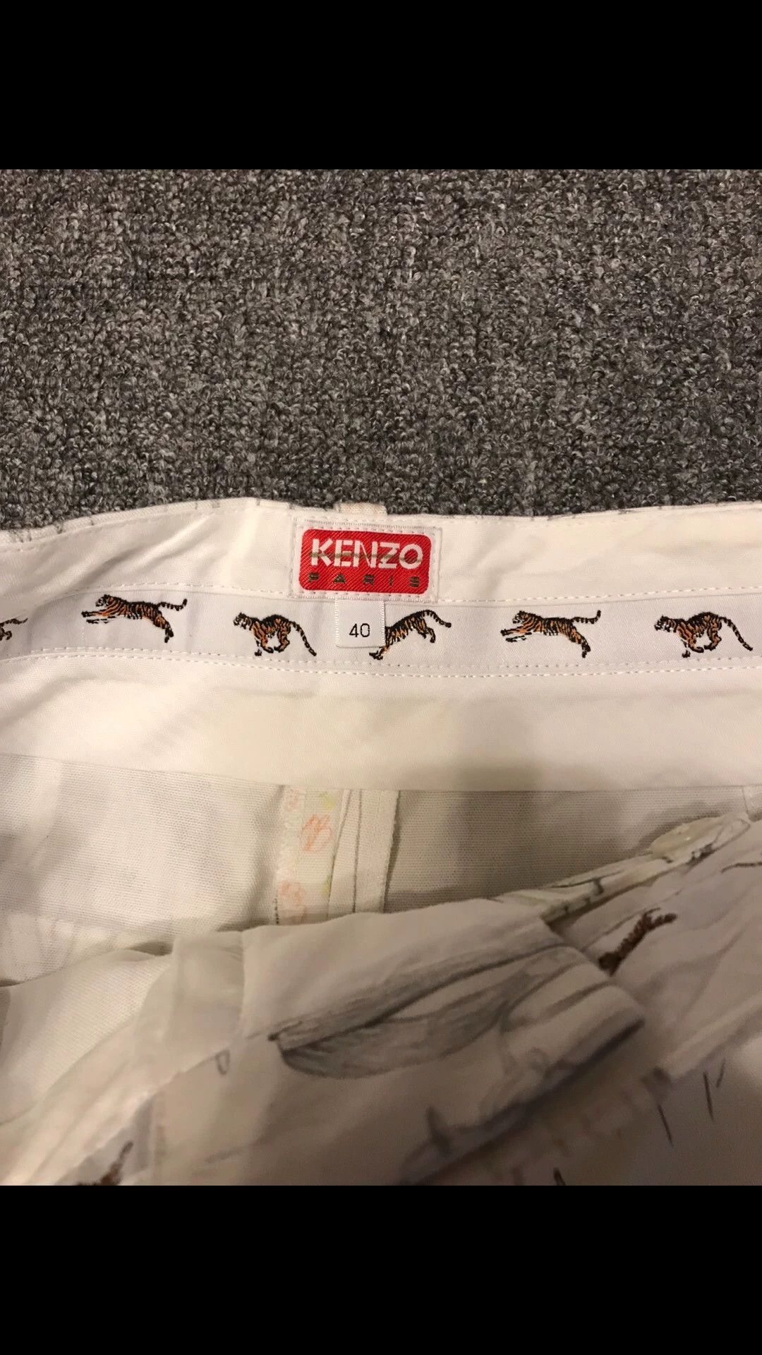 Kenzo Kenzo Runway Limited Cotton Graffiti Cuffed Pants Size 27" / US 4 / IT 40 - 4 Thumbnail