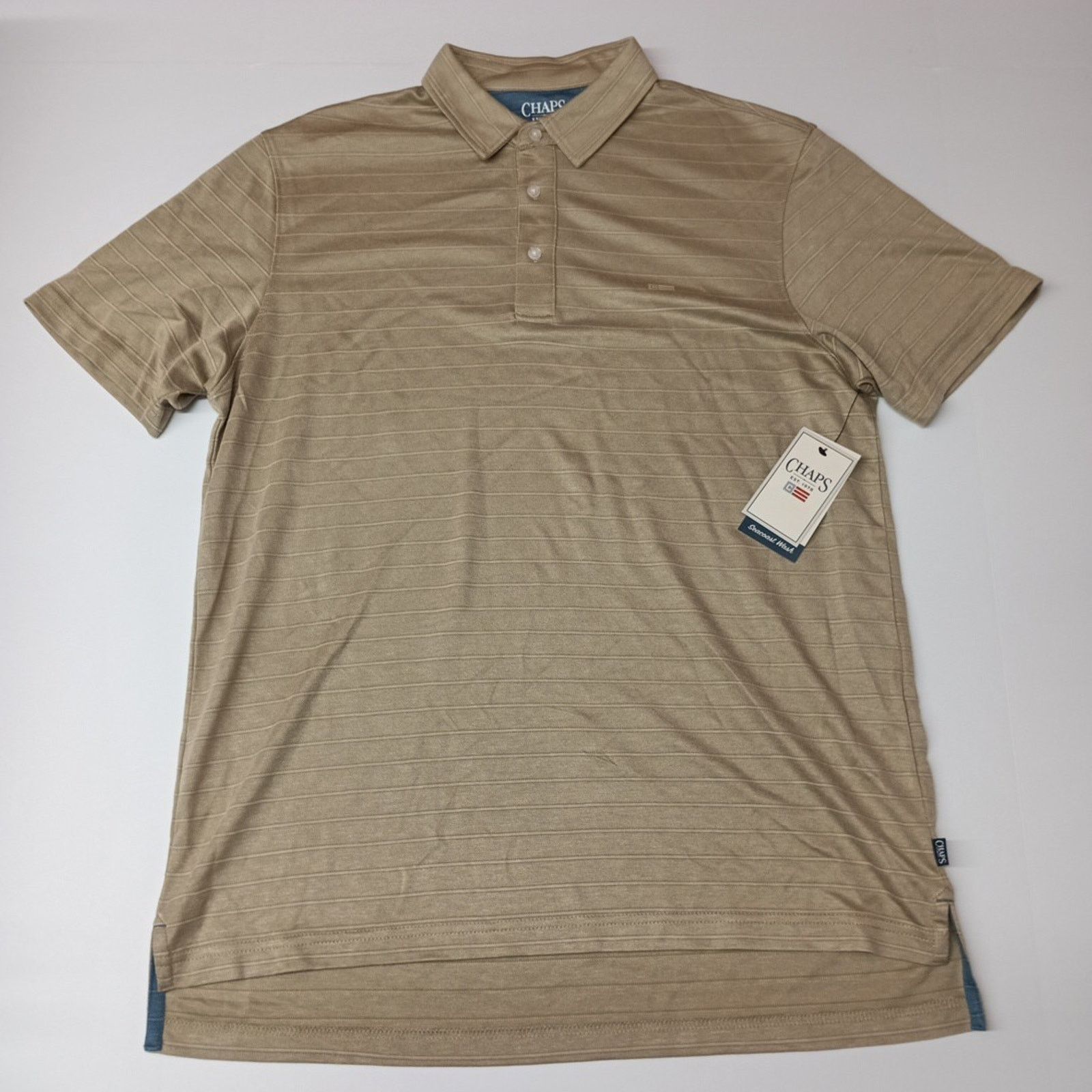 Chaps Chaps Milton Polo Shirt Men's L Desert Khaki Seacoast Wash Size US L / EU 52-54 / 3 - 1 Thumbnail