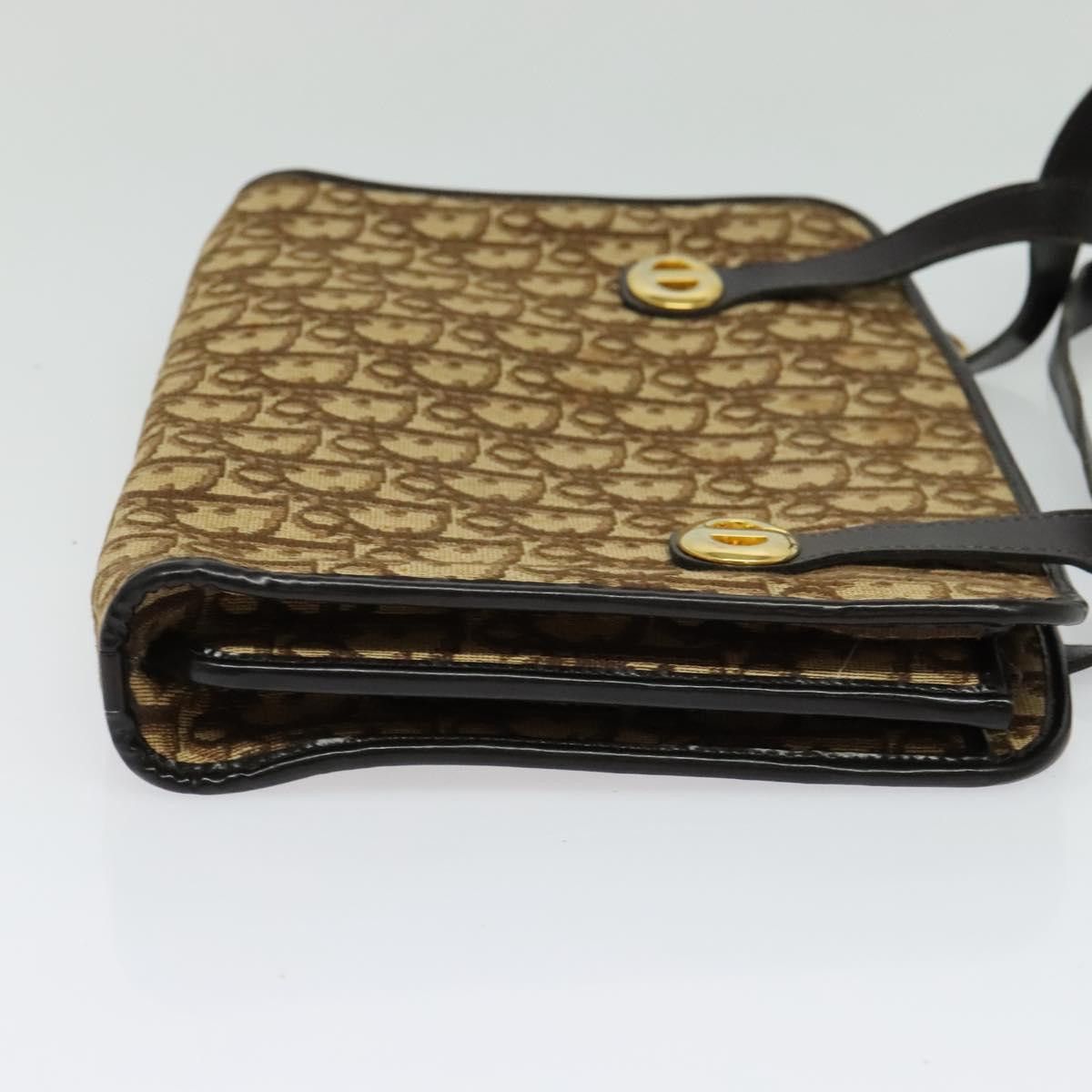 Dior DIOR Trotter Canvas Hand Bag Brown Gold Size ONE SIZE - 5 Thumbnail