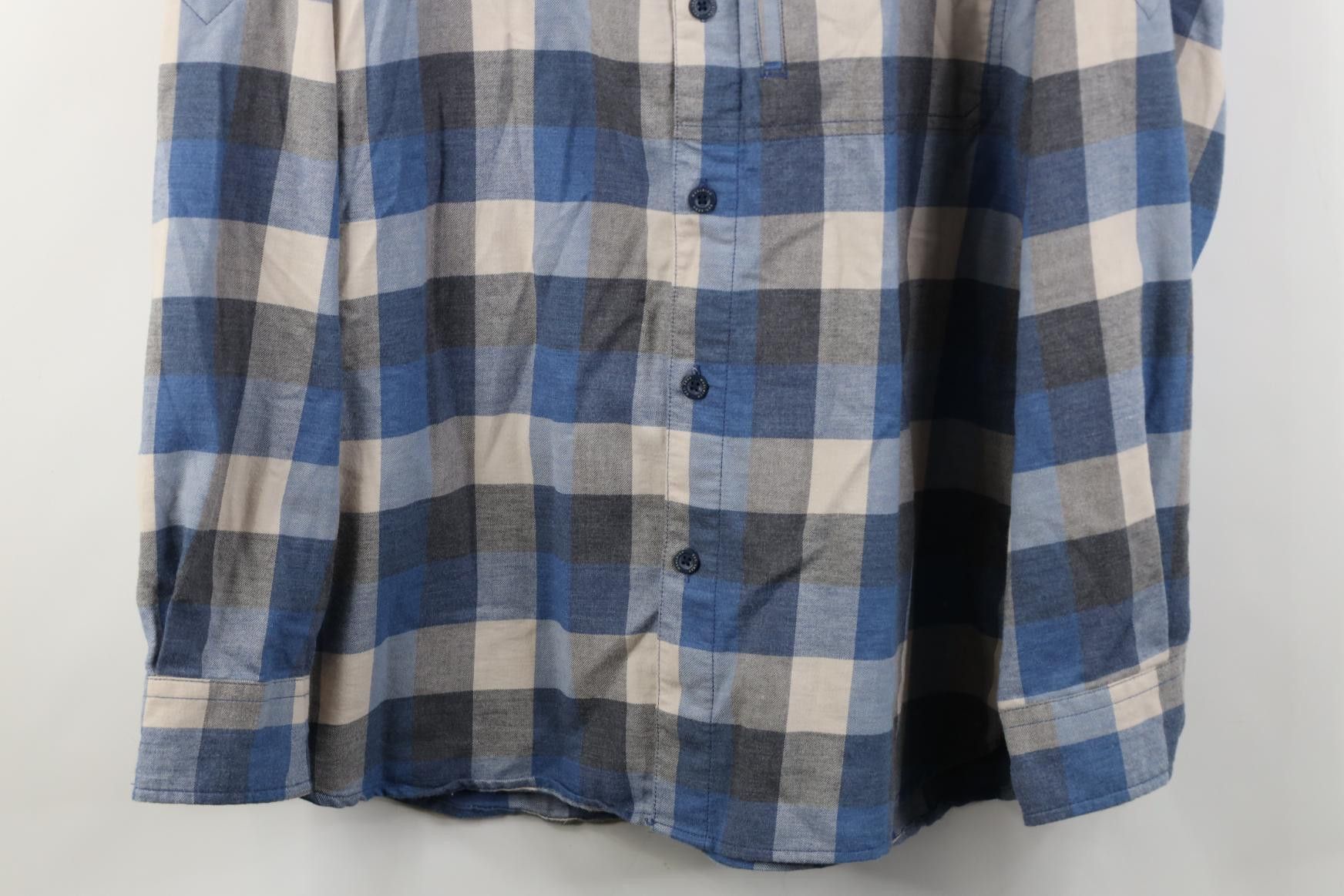 Woolrich Woolen Mills Vintage Y2K Woolrich Collared Button Shirt Blue Plaid Size US M / EU 48-50 / 2 - 3 Thumbnail