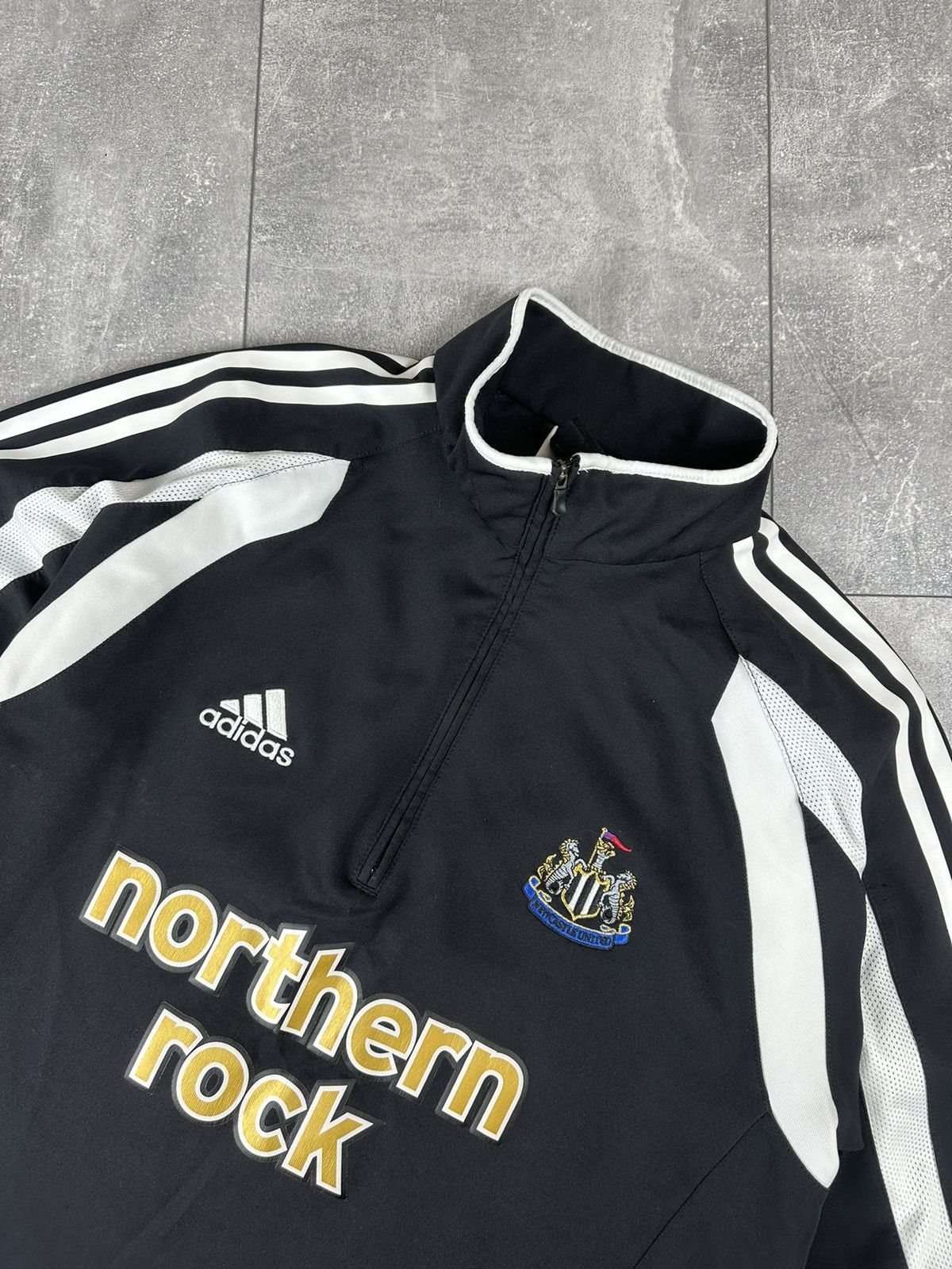 Adidas Adidas New Castle Training 1/2 Zip Up Track-Top Jacket 2005 Size US S / EU 44-46 / 1 - 6 Thumbnail