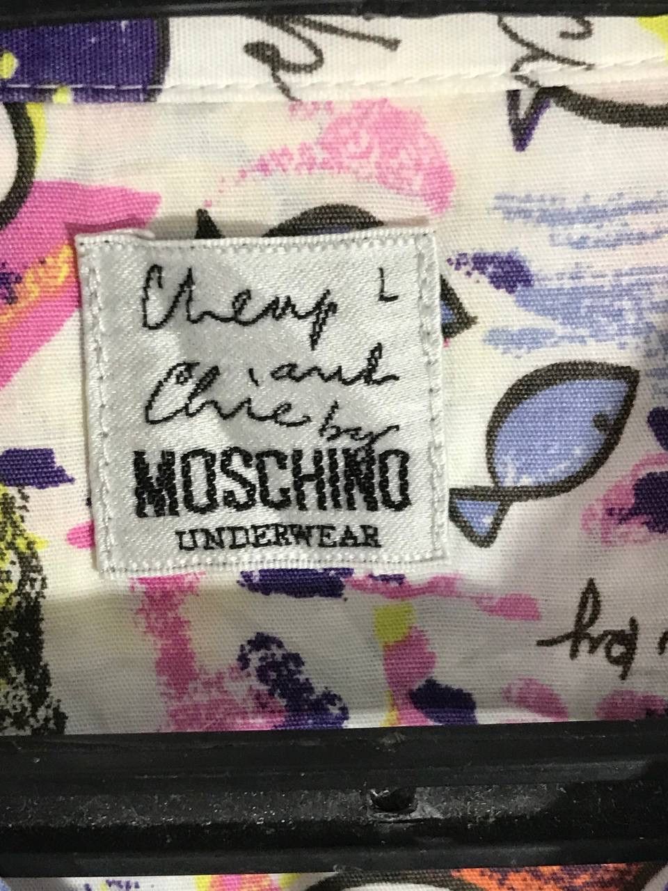 Moschino Open collar Fullprint sun flowers fish stars Size US L / EU 52-54 / 3 - 11 Thumbnail