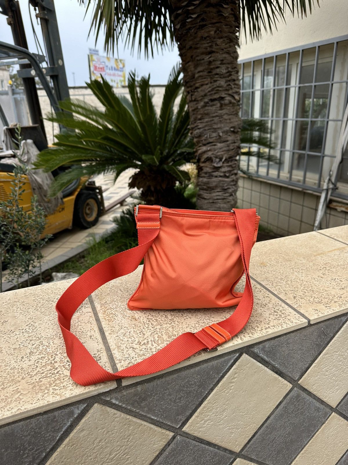 Prada Prada Nylon Bag Peach Size ONE SIZE - 8 Thumbnail