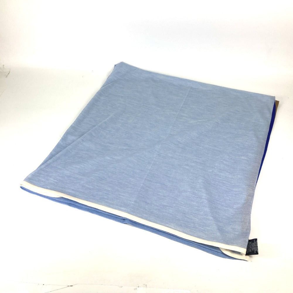 Hermes Hermes Epi Cul-De-Sac Jean. 120 Large Size Shawl Stall Scarf Silk Unisex Blue Size ONE SIZE - 1 Thumbnail