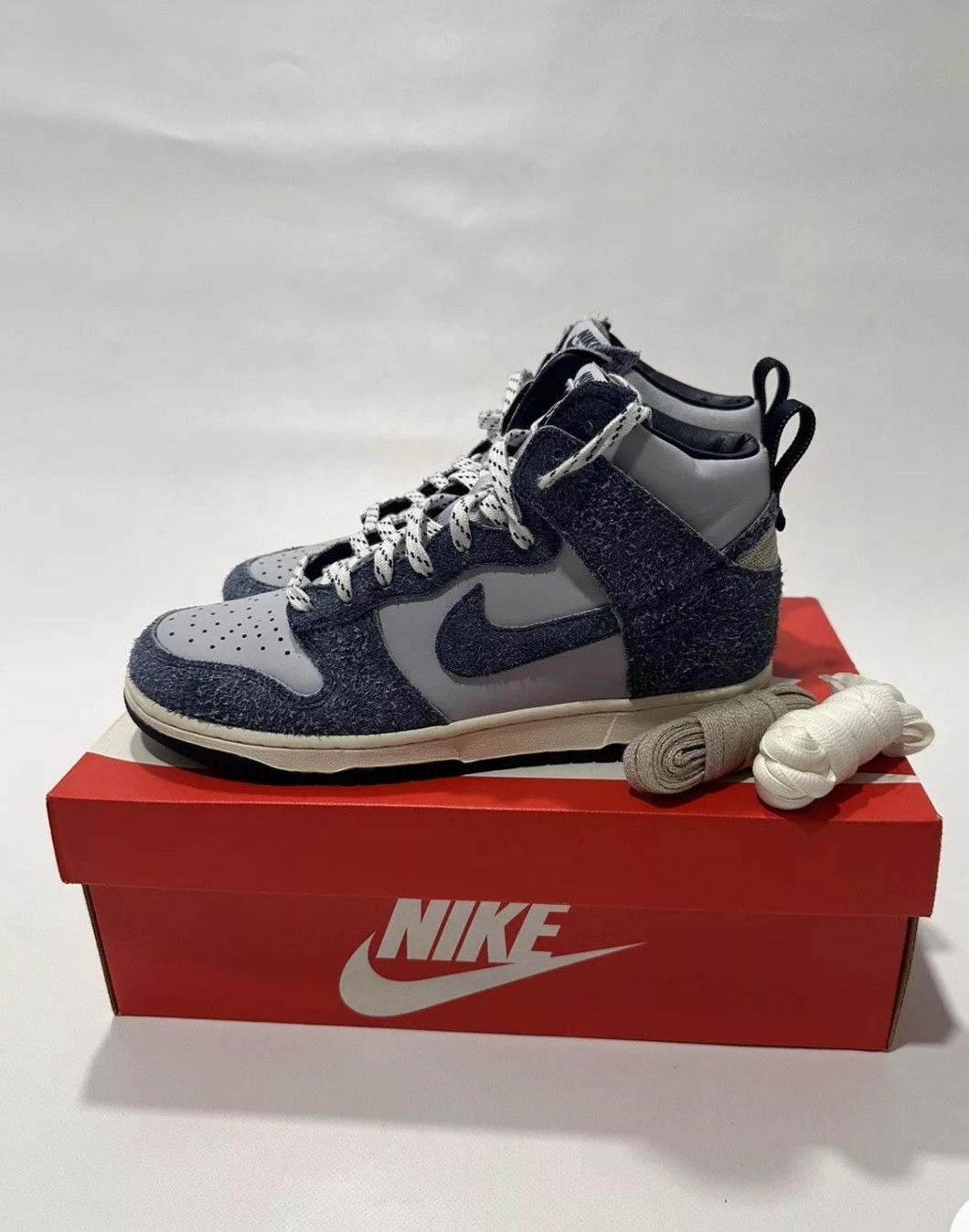 Nike Nike Dunk Hi / Notre Midnight Navy SIZE 10 Size US 10 / EU 43 - 3 Thumbnail