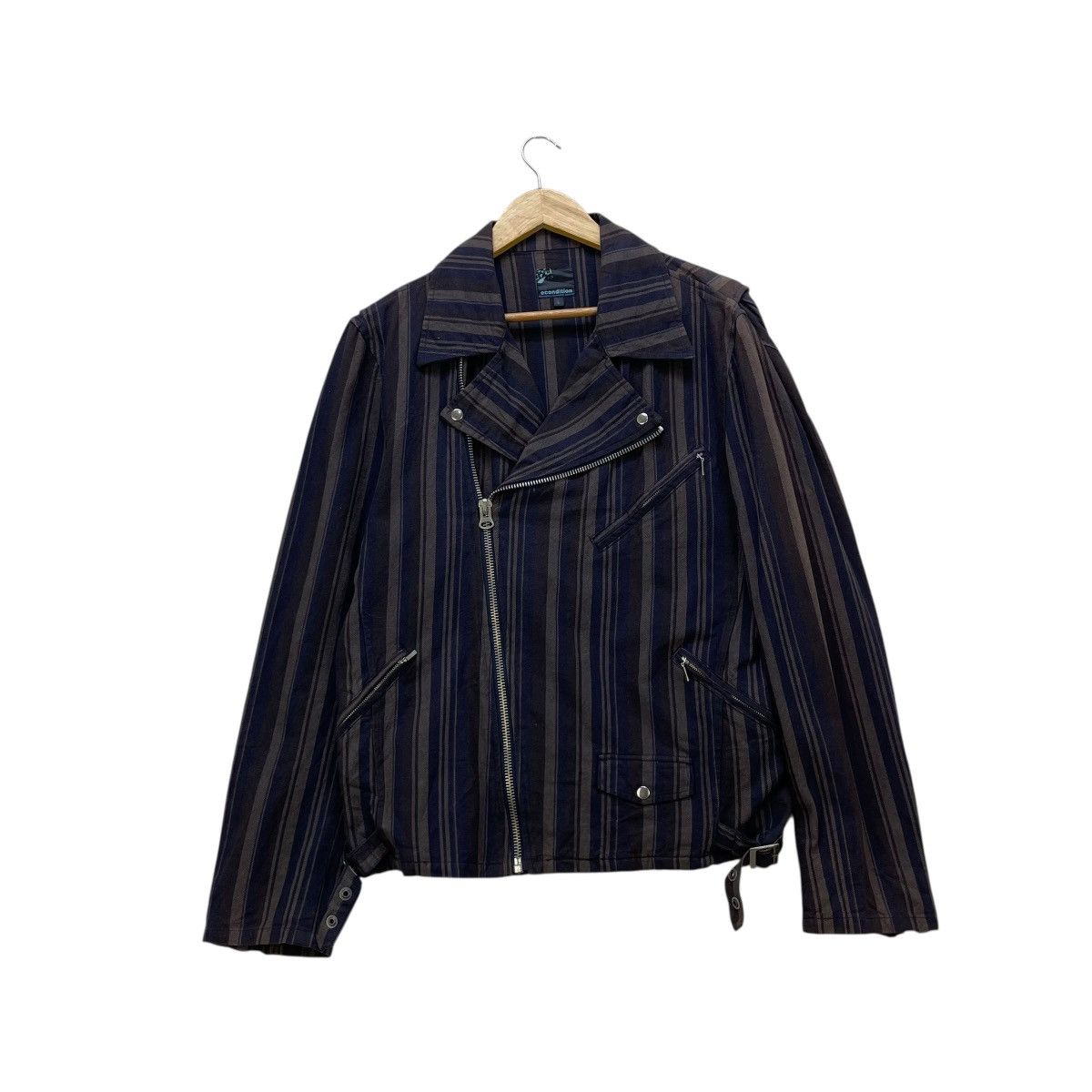 Hysteric Glamour 💥Vintage Econdition Stripe Down Double Collar Jacket Size US M / EU 48-50 / 2 - 1 Thumbnail