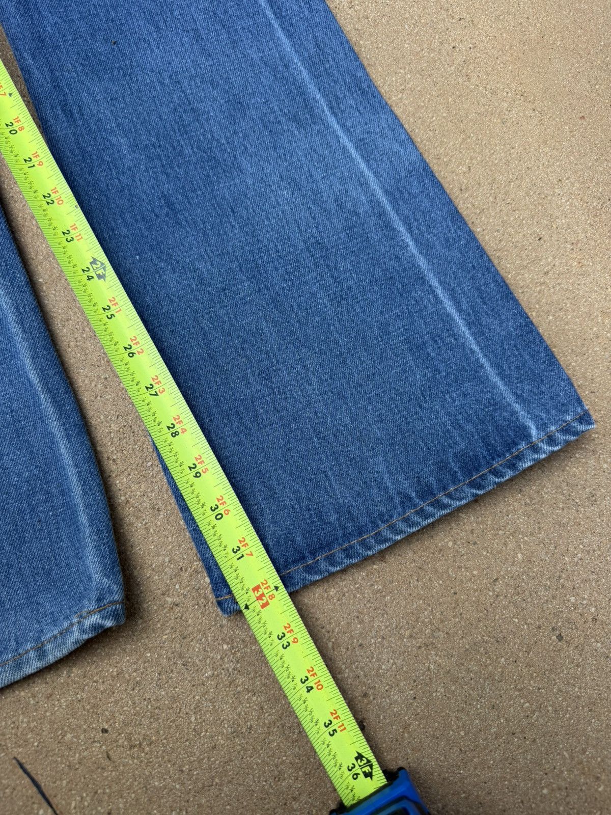 Levi's Vtg 80’s Levi’s 646 Orange Tab Bellbottom Flare Jeans 31x32 Size US 31 - 10 Thumbnail