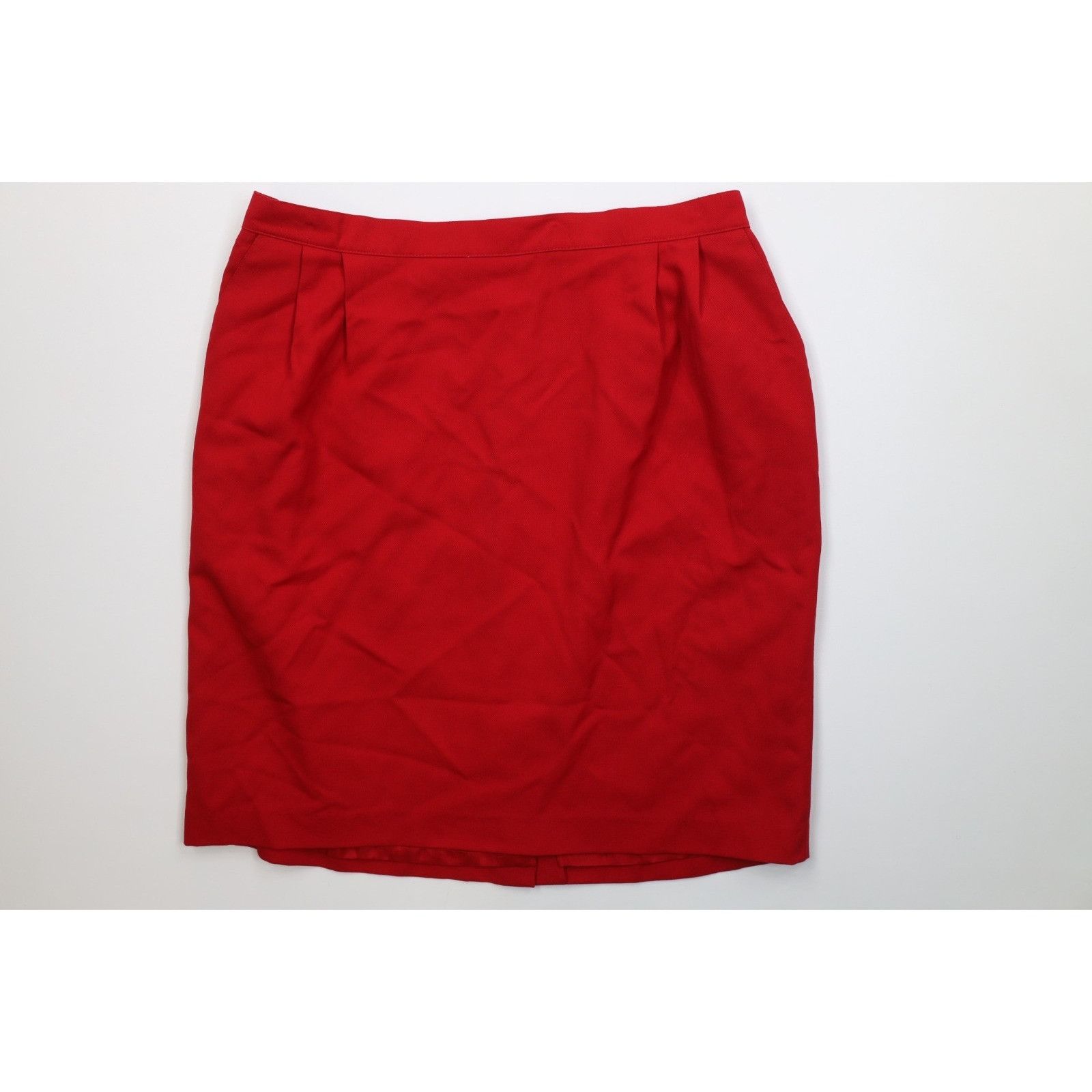 Vintage Deadstock Vintage 90s Streetwear Worsted Wool Business Skirt Size 42" / US 20 - 1 Thumbnail