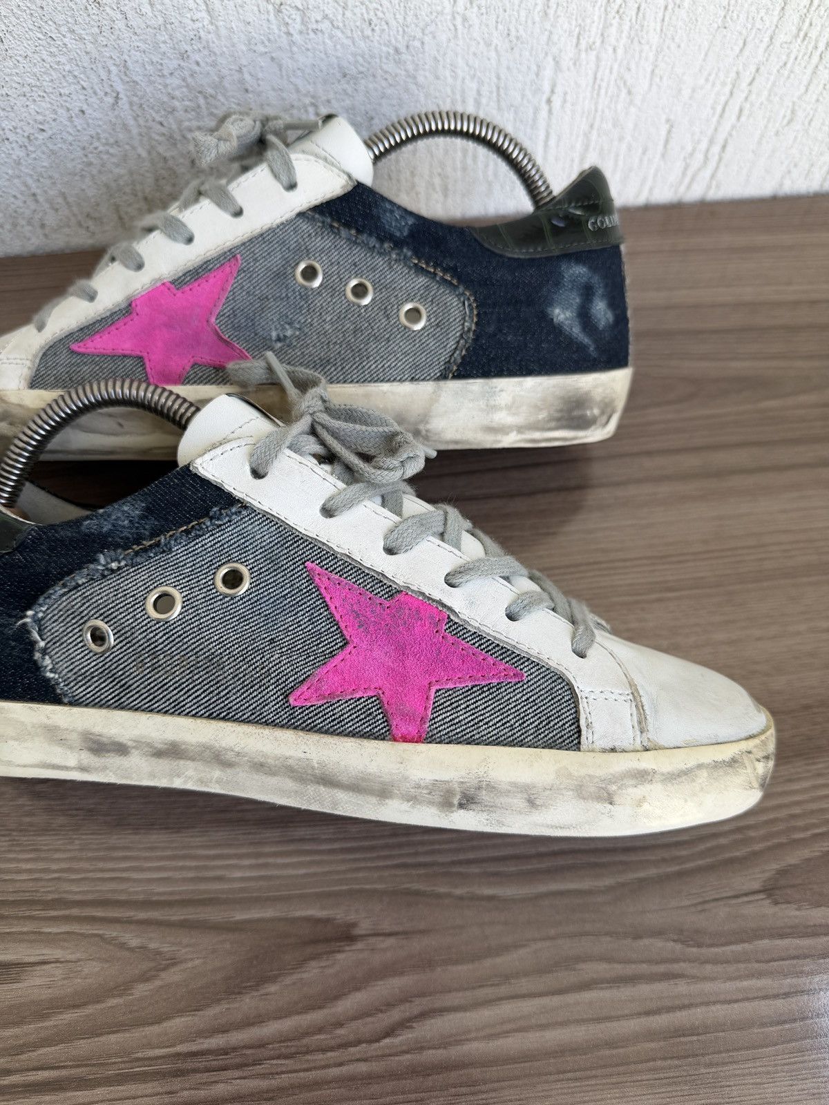 Golden Goose Pink star superstar trainers Size US 8 / IT 38 - 13 Thumbnail