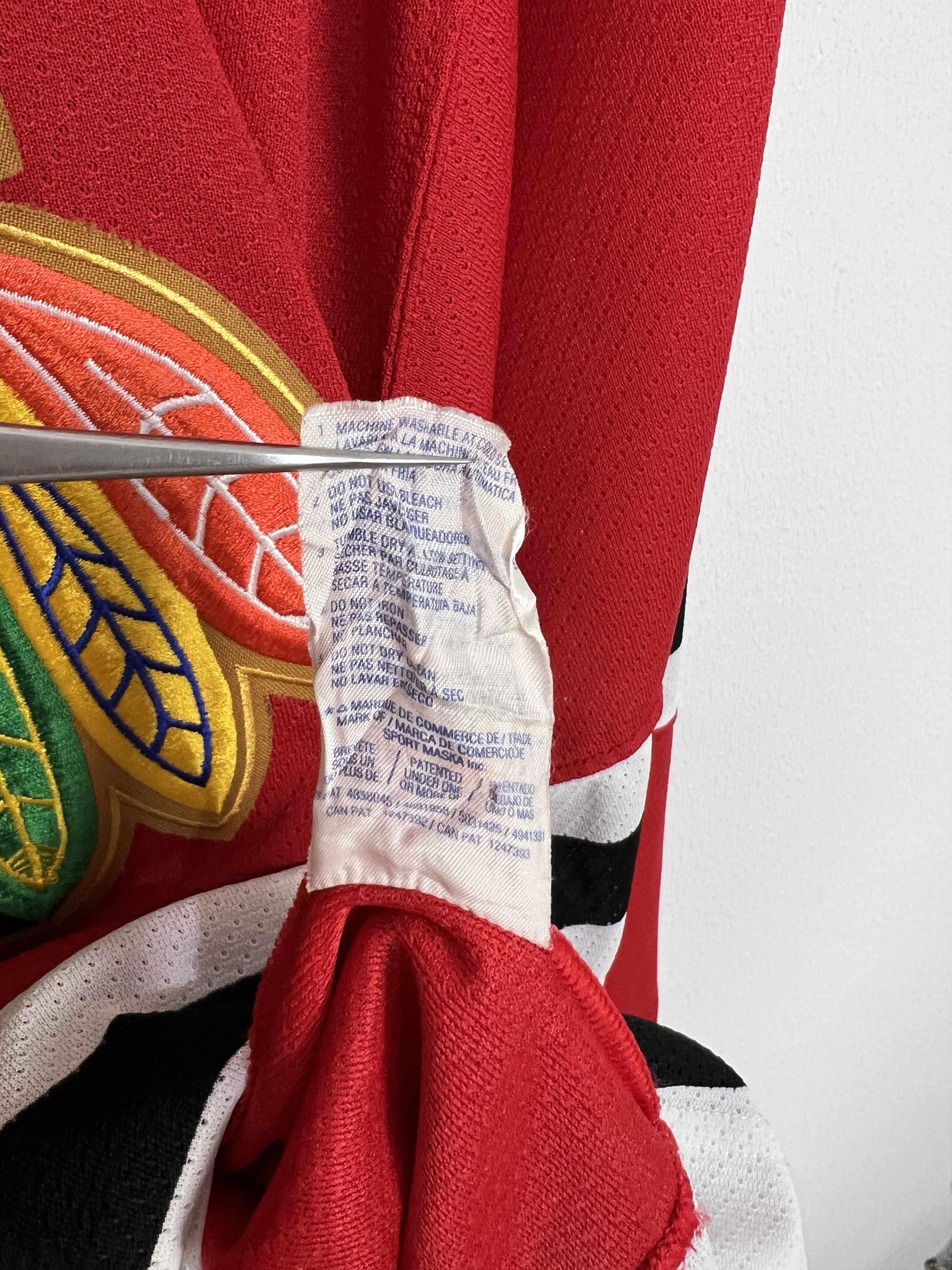 Ccm Vintage 90's NHL Chicago Blackhawks CCM Hockey Jersey Red Size US XXL / EU 58 / 5 - 8 Thumbnail