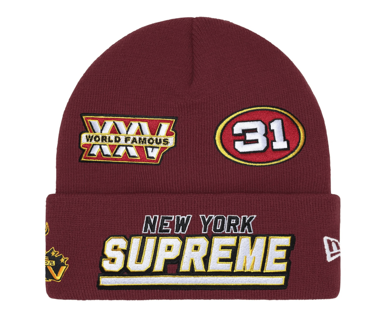 Supreme Supreme New Era Football Beanie Red size adjustable Size ONE SIZE - 1 Thumbnail