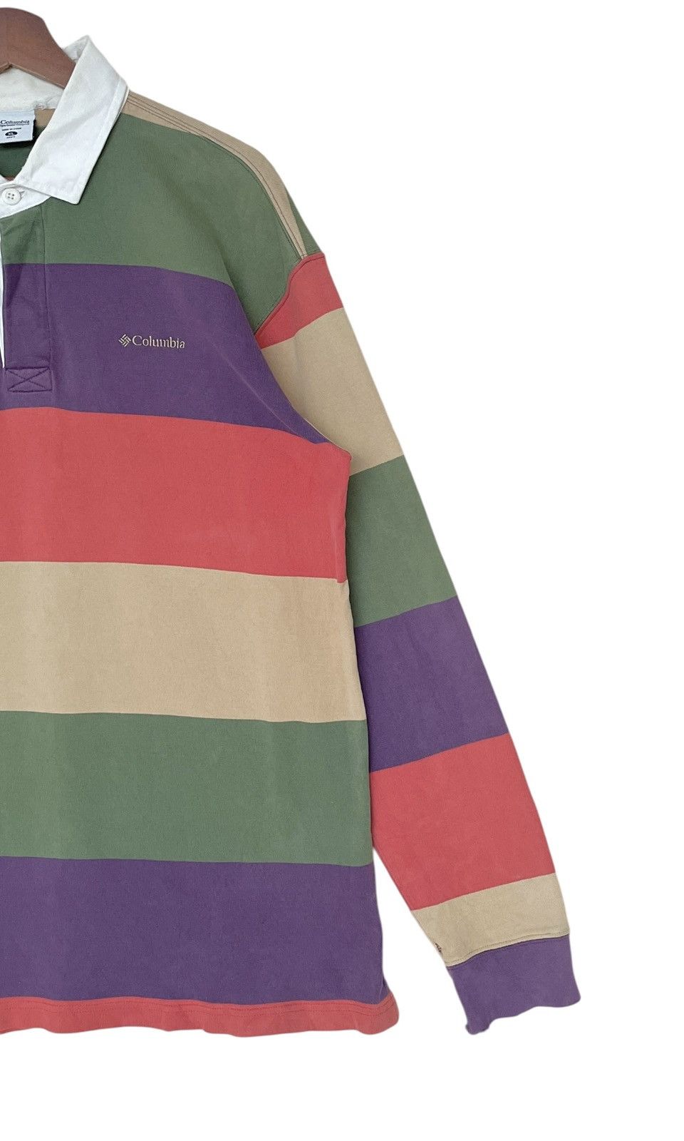 Columbia × Vintage Vintage Brand Columbia Stripe Rugby Shirt 2000s Size US XL / EU 56 / 4 - 4 Thumbnail