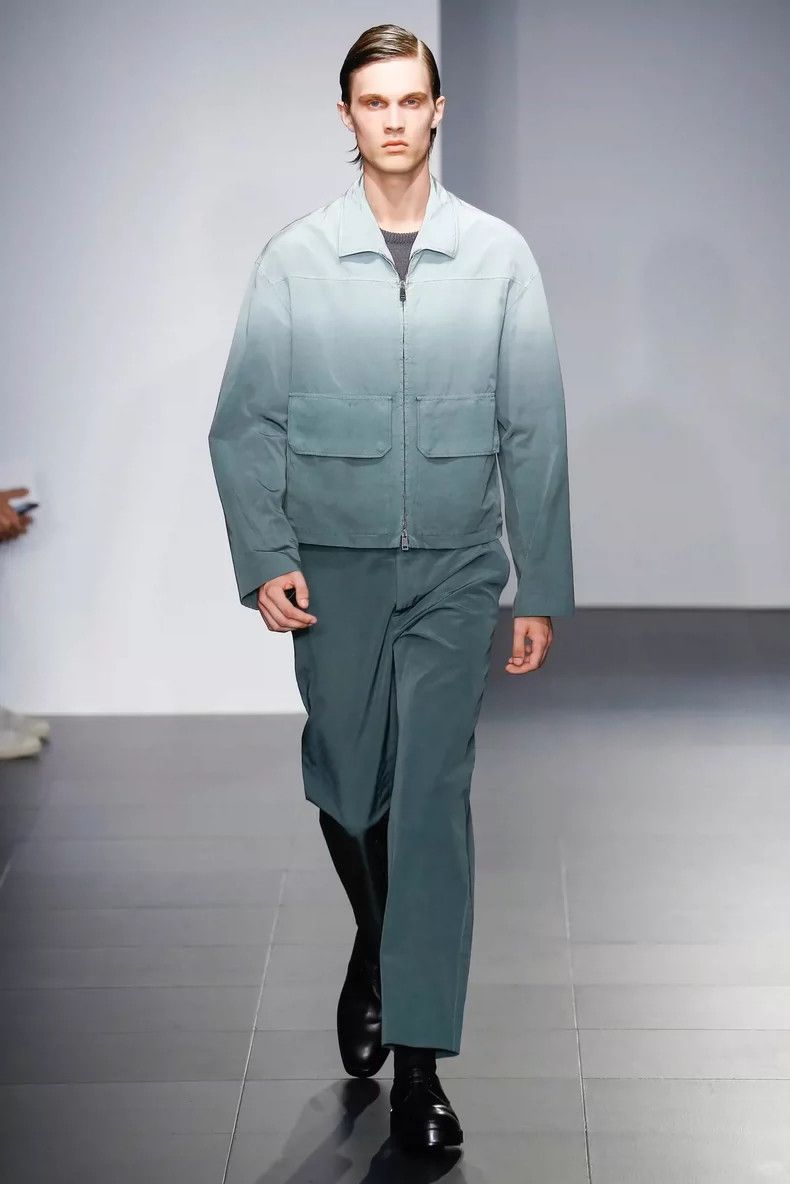 Jil Sander Jil Sander Haze Blue Gradient Single Breasted Jacket Size L / US 10 / IT 46 - 9 Thumbnail