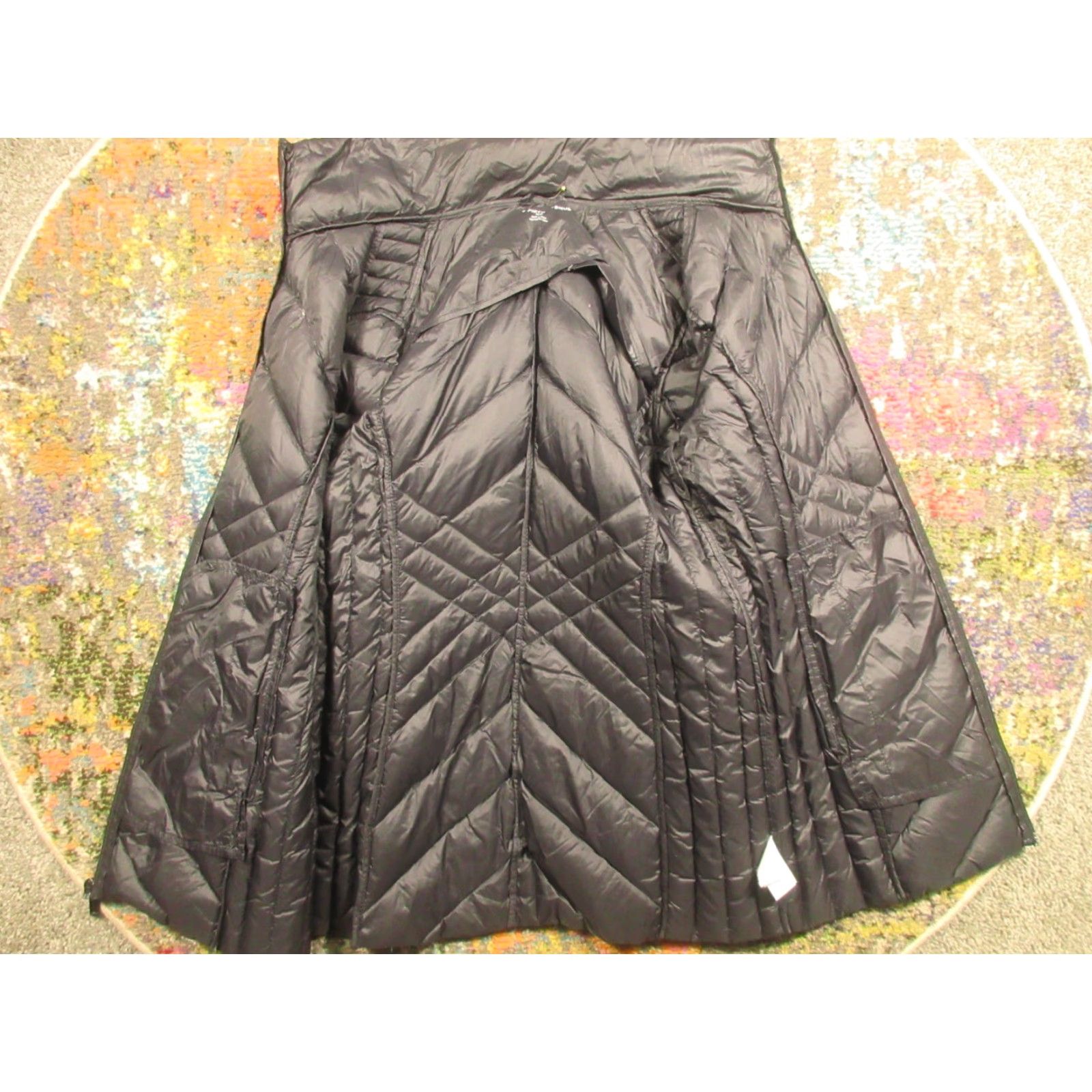 Saks Fifth Avenue Saks Fifth Avenue Jacket Women Puffer Hooded Long Black Down Quilted Packable Winter M Size M / US 6-8 / IT 42-44 - 5 Thumbnail