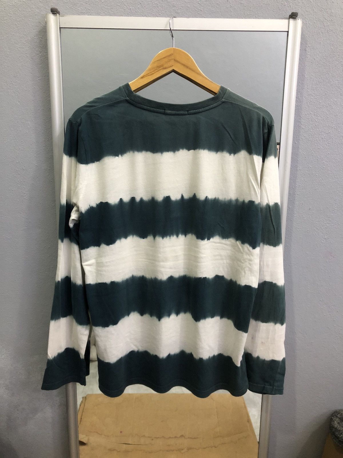URBAN RESEARCH DOORS Urban Research Tie-Dye Stripe Long Sleeve Tee Size US M / EU 48-50 / 2 - 10 Thumbnail