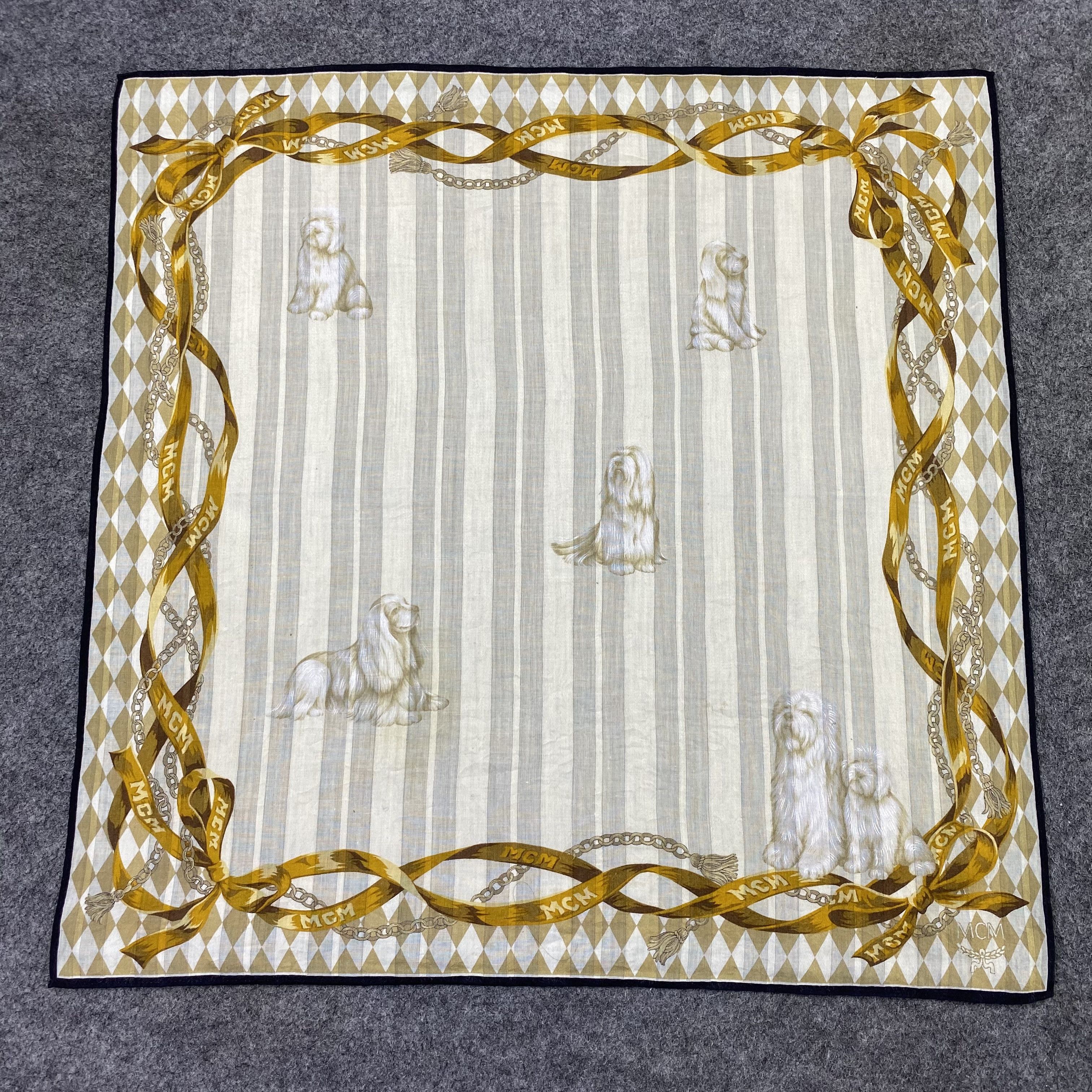 MCM MCM Handkerchief Neckerchief Bandana-B1943 Size ONE SIZE - 3 Thumbnail