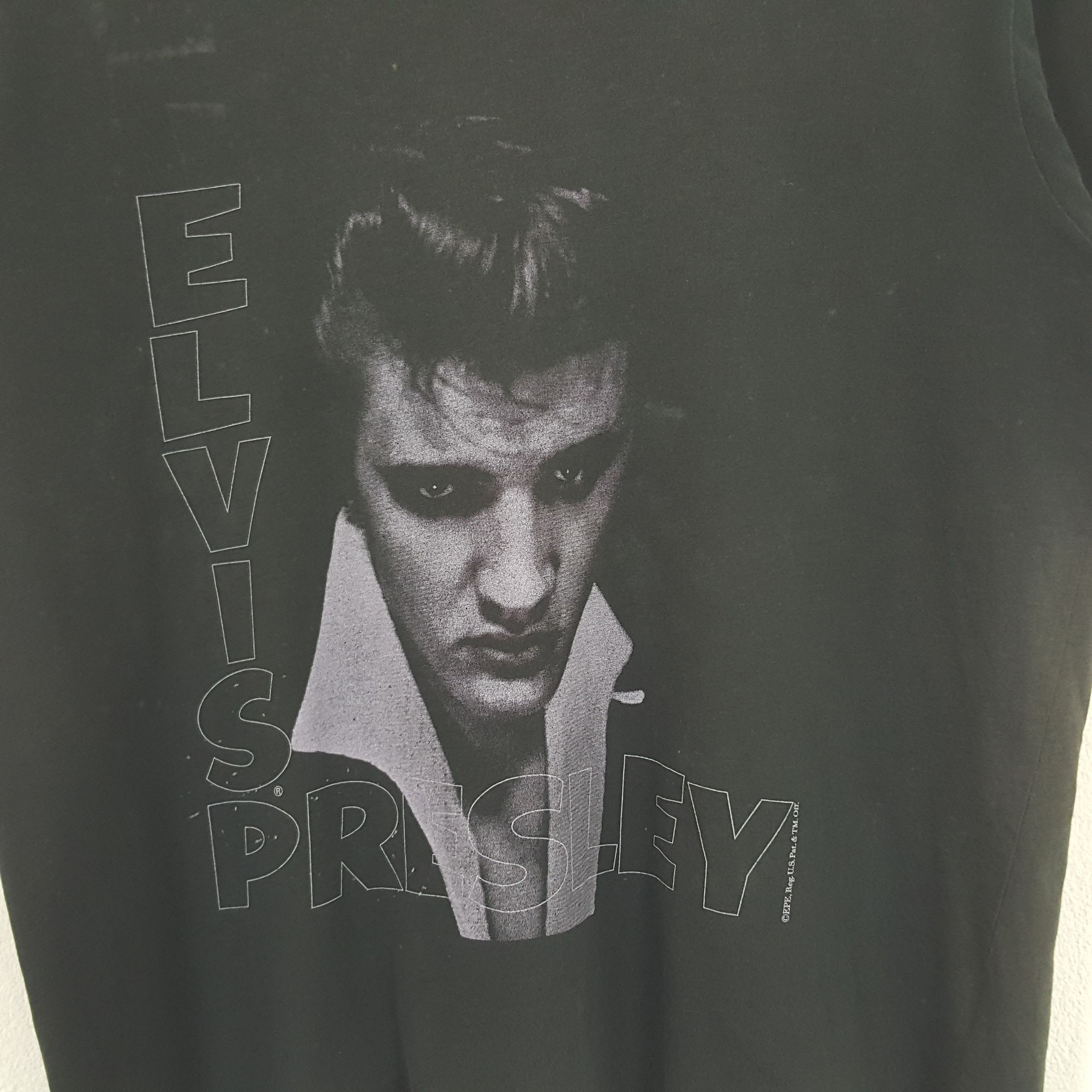 Lad Musician × Vintage Vintage Elvis Presley American Singer Actor Tshirt Size US M / EU 48-50 / 2 - 2 Thumbnail