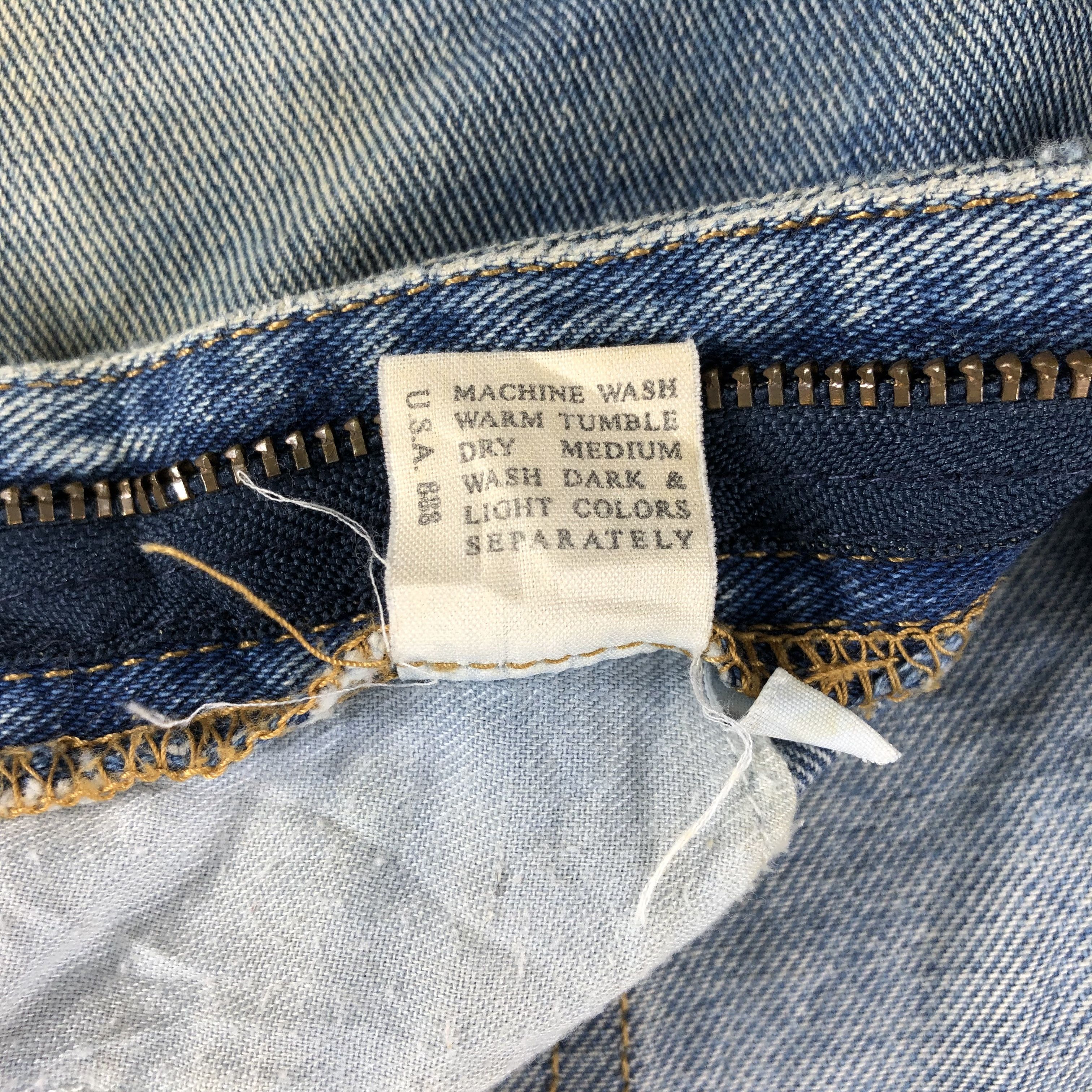 Lee Vintage Blue Wash Lee Jeans-J1539 Size US 31 - 11 Thumbnail