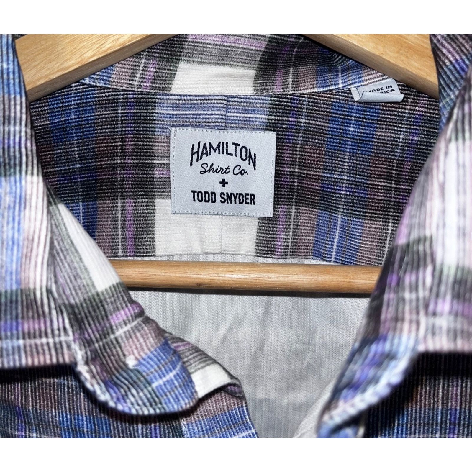 Todd Snyder Hamilton + Todd Snyder Check Gingham Button Down Shirt Sz 16 Size US L / EU 52-54 / 3 - 6 Thumbnail