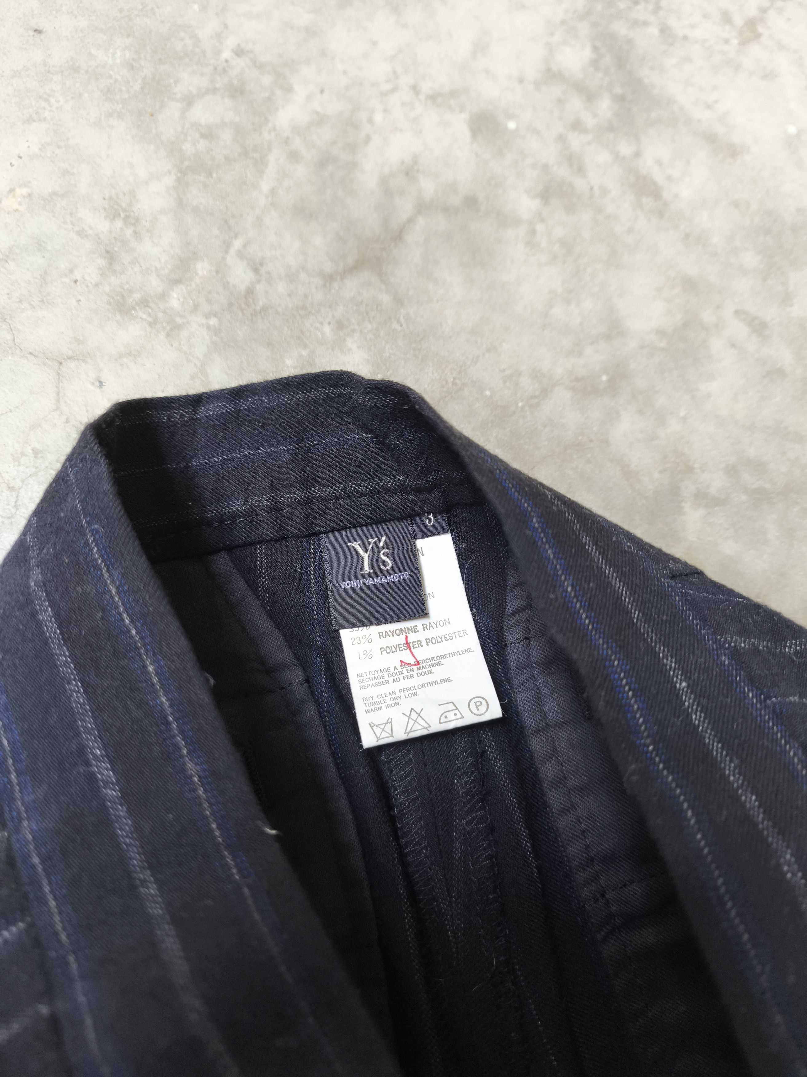 Japanese Brand × Y's × Yohji Yamamoto Yohji yamamoto y's pinstripe pant Size US 30 / EU 46 - 3 Thumbnail