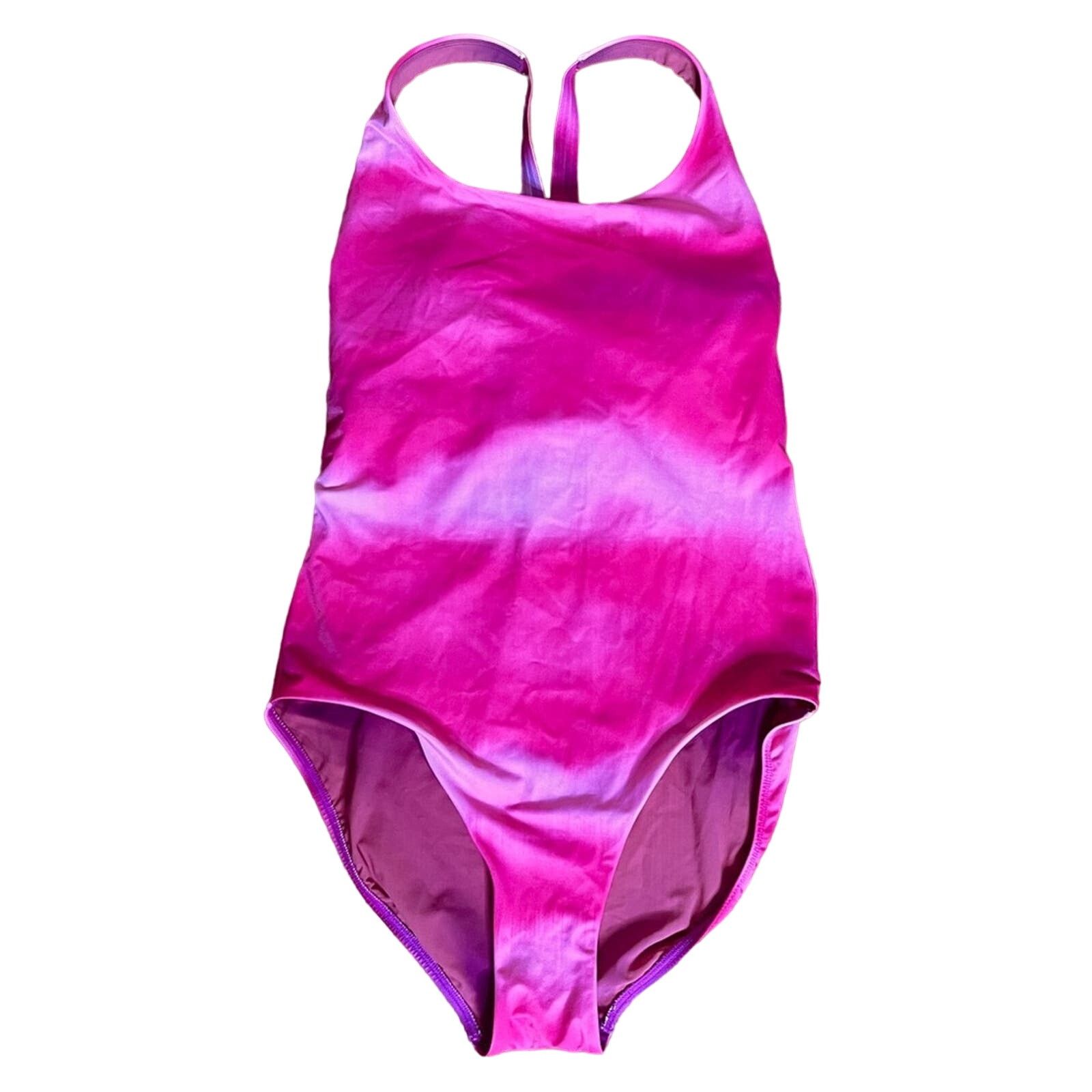 Athleta Athleta Malibu Pink Ombre One Piece Swimsuit Size M / US 6-8 / IT 42-44 - 3 Thumbnail