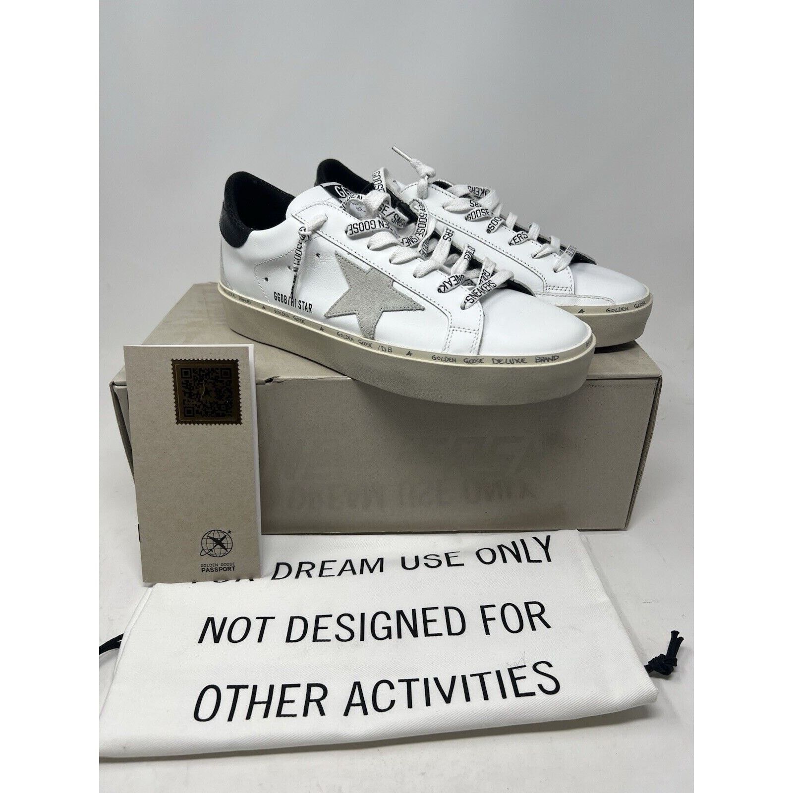 Golden Goose NIB Golden Goose Hi Star Sneaker White / Ice / Black Python Size US 9 / IT 39 - 2 Thumbnail