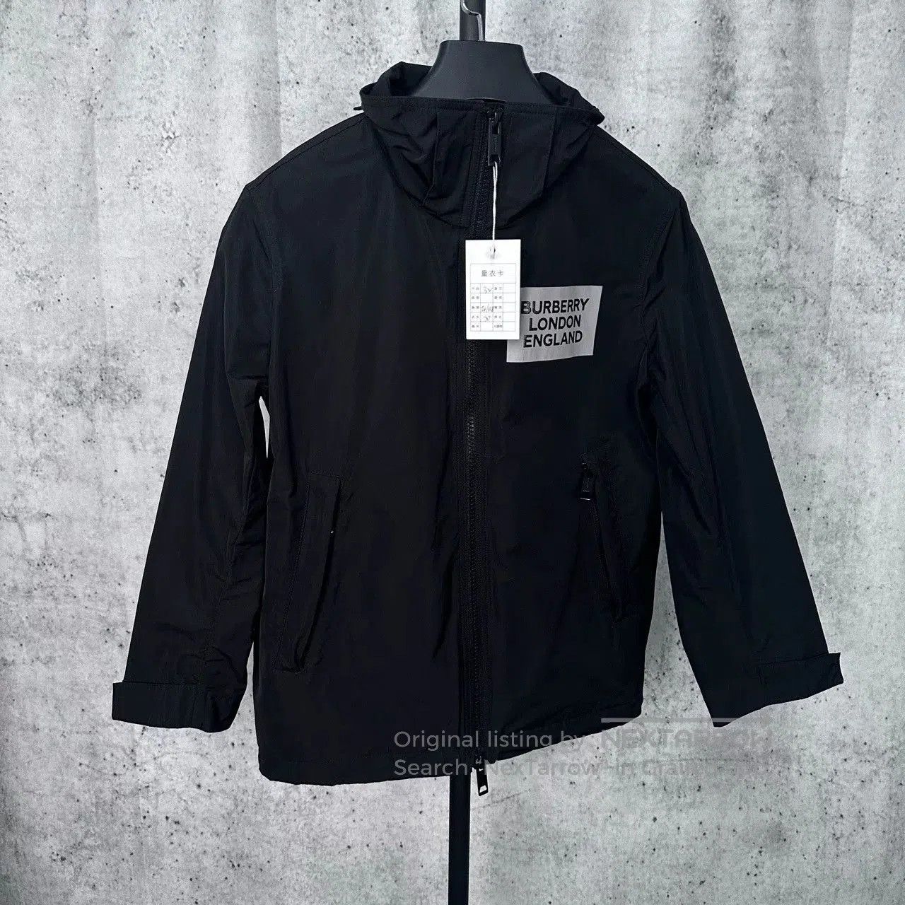Burberry Burberry Black Hooded Label Jacket. Size US S / EU 44-46 / 1 - 1 Thumbnail