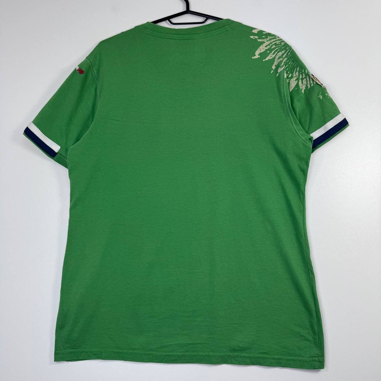 Napapijri Napapijri T-Shirt Green Logo Flag Casual Outdoor Mens Size M Size US M / EU 48-50 / 2 - 8 Thumbnail