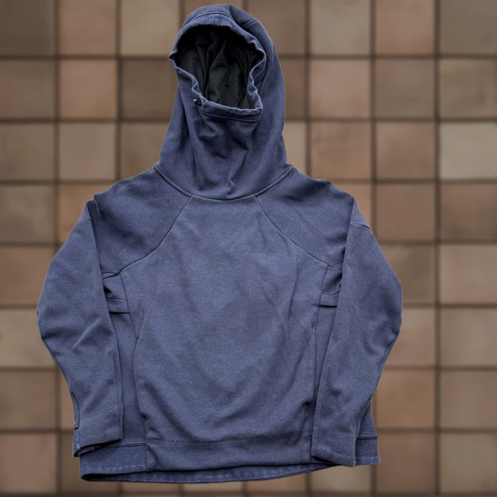 Nike Nike Hoodie Women's M Blue Scuba Hood Sweatshirt Pullover Athletic Training Regular Fit with Hood Pockets Lined Cotton Polyester Size M / US 6-8 / IT 42-44 - 1 Thumbnail