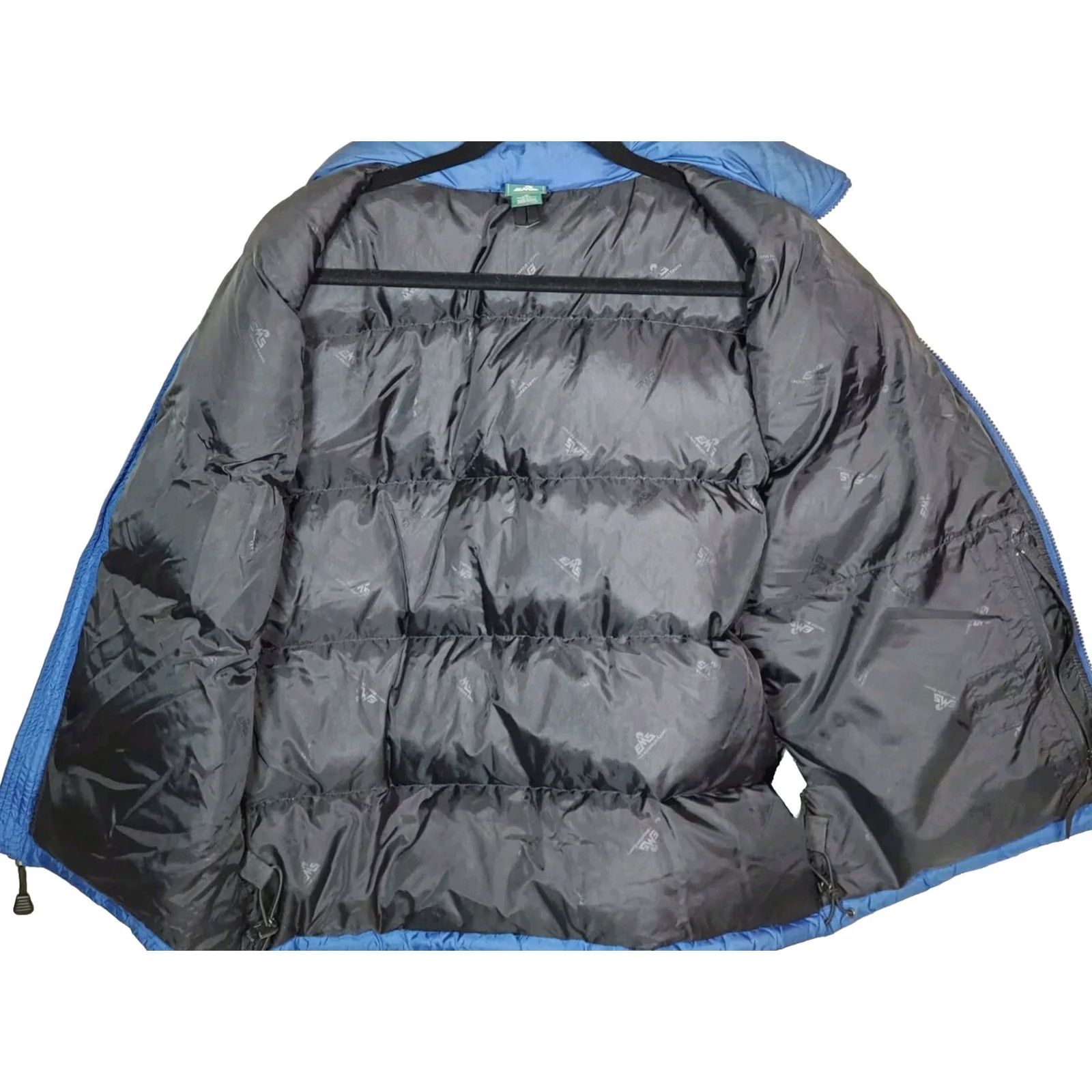 Eastern Mountain Sports EMS Goose Down Puffer Vest Cobalt Blue Packable Men's M Lightweight Insulated Stand-Up Collar Zipper Pocketed Wool? Size US M / EU 48-50 / 2 - 3 Thumbnail