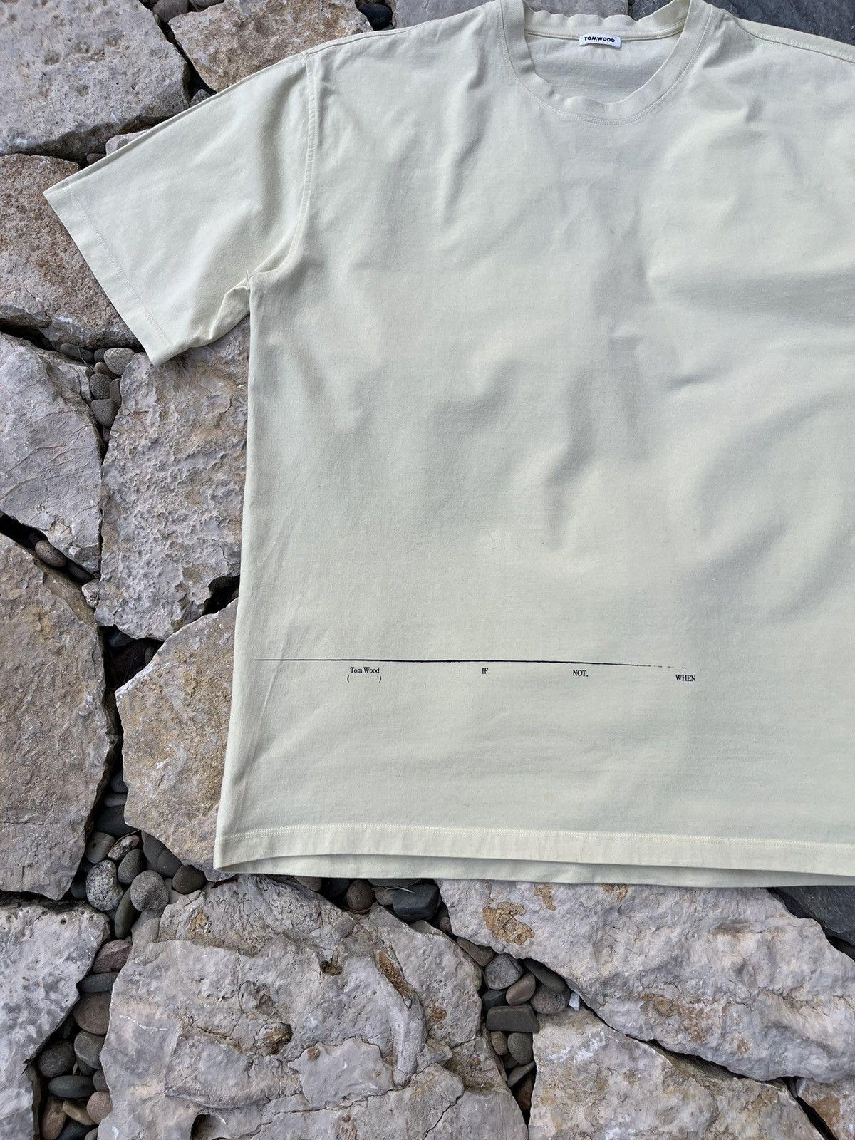 Tom Wood Tom Wood Mercer tee basic t-shirt boxy baggy if not when Size US L / EU 52-54 / 3 - 5 Thumbnail
