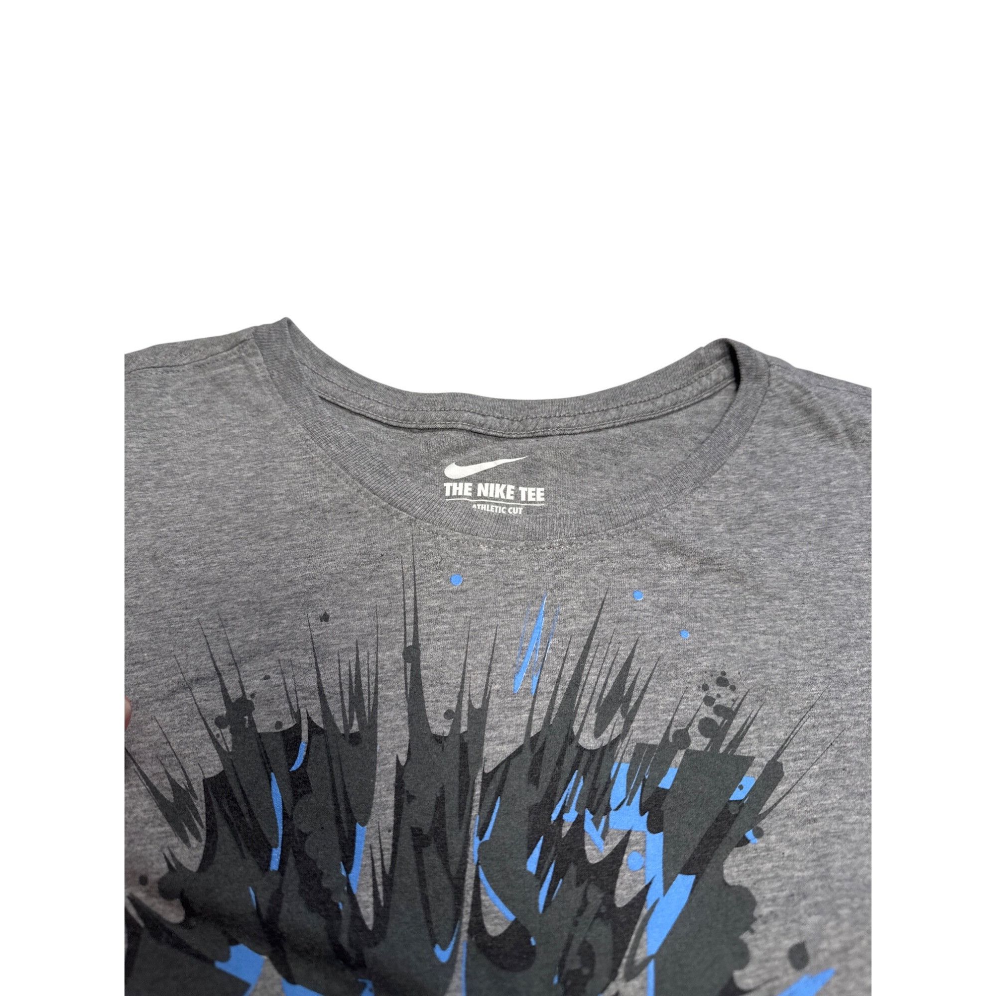 Nike Nike Mens Grey Graphic Athletic T-Shirt Size L SKU 7271 Size US L / EU 52-54 / 3 - 5 Thumbnail