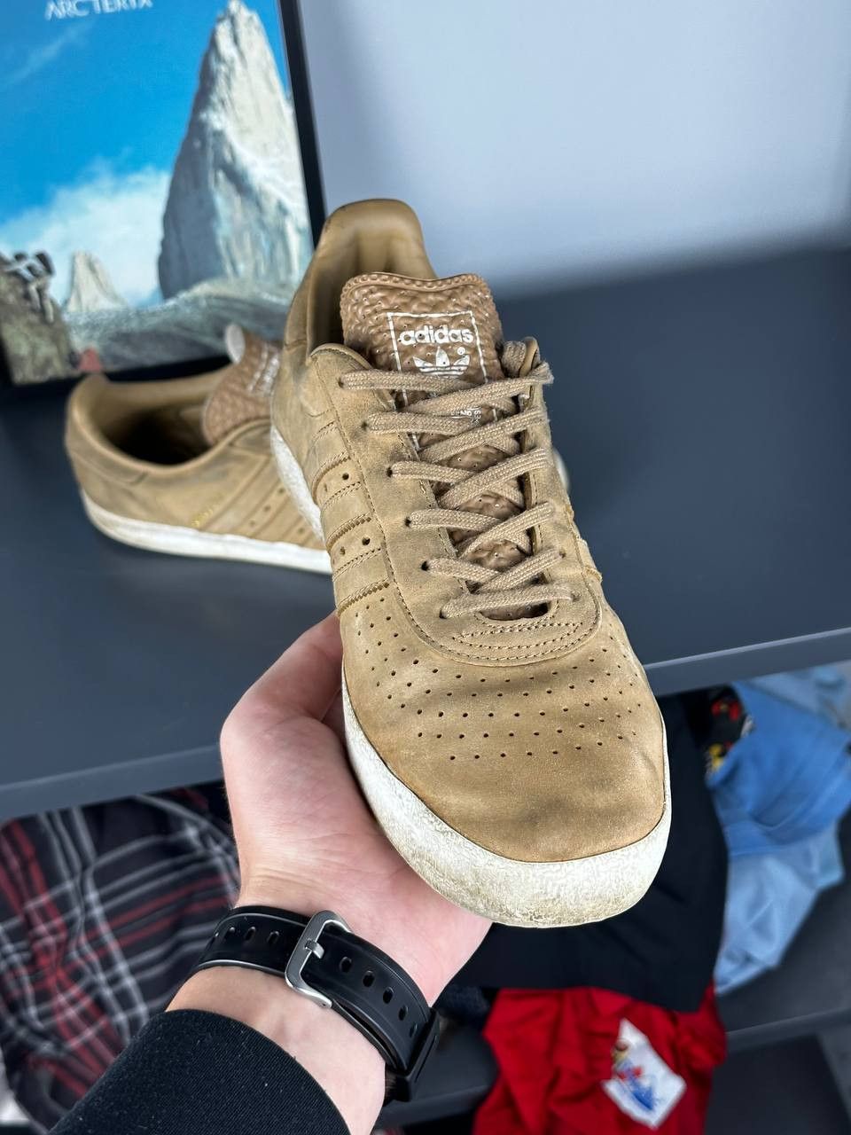 Adidas Adidas 350 Brown Gum Low Hype Sneakers Rare Streetwear Y2k Size US 9.5 / EU 42-43 - 2 Thumbnail
