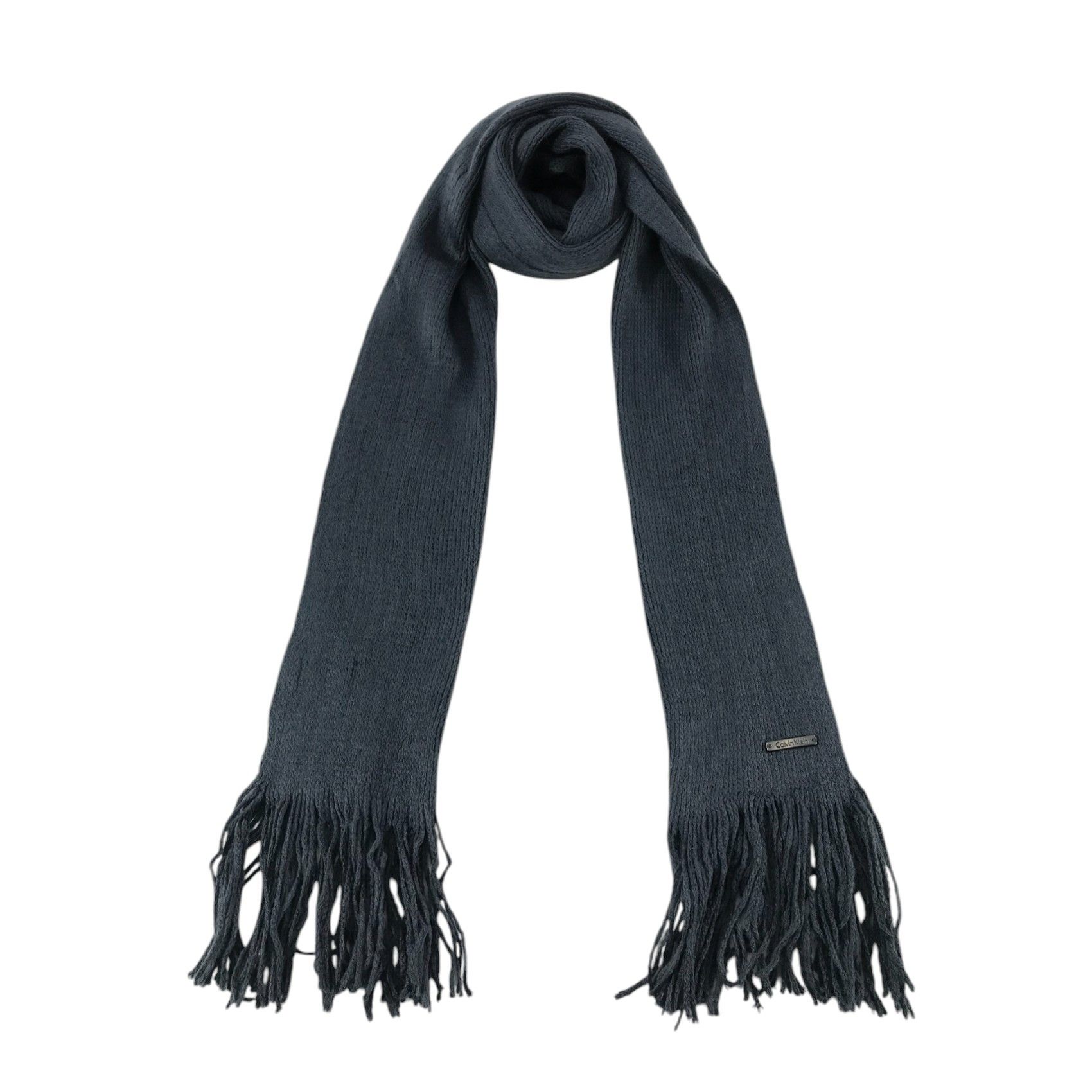 Calvin Klein × Vintage Calvin Klein Scarf / Muffler / Neckwear - WW1412 Size ONE SIZE - 1 Thumbnail