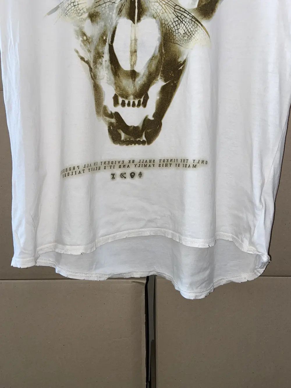 Affliction 🔞VINTAGE SKULLS DEVIL TEE T SHIRT Y2K HELL AFFLICTION GOD Size US L / EU 52-54 / 3 - 11 Thumbnail