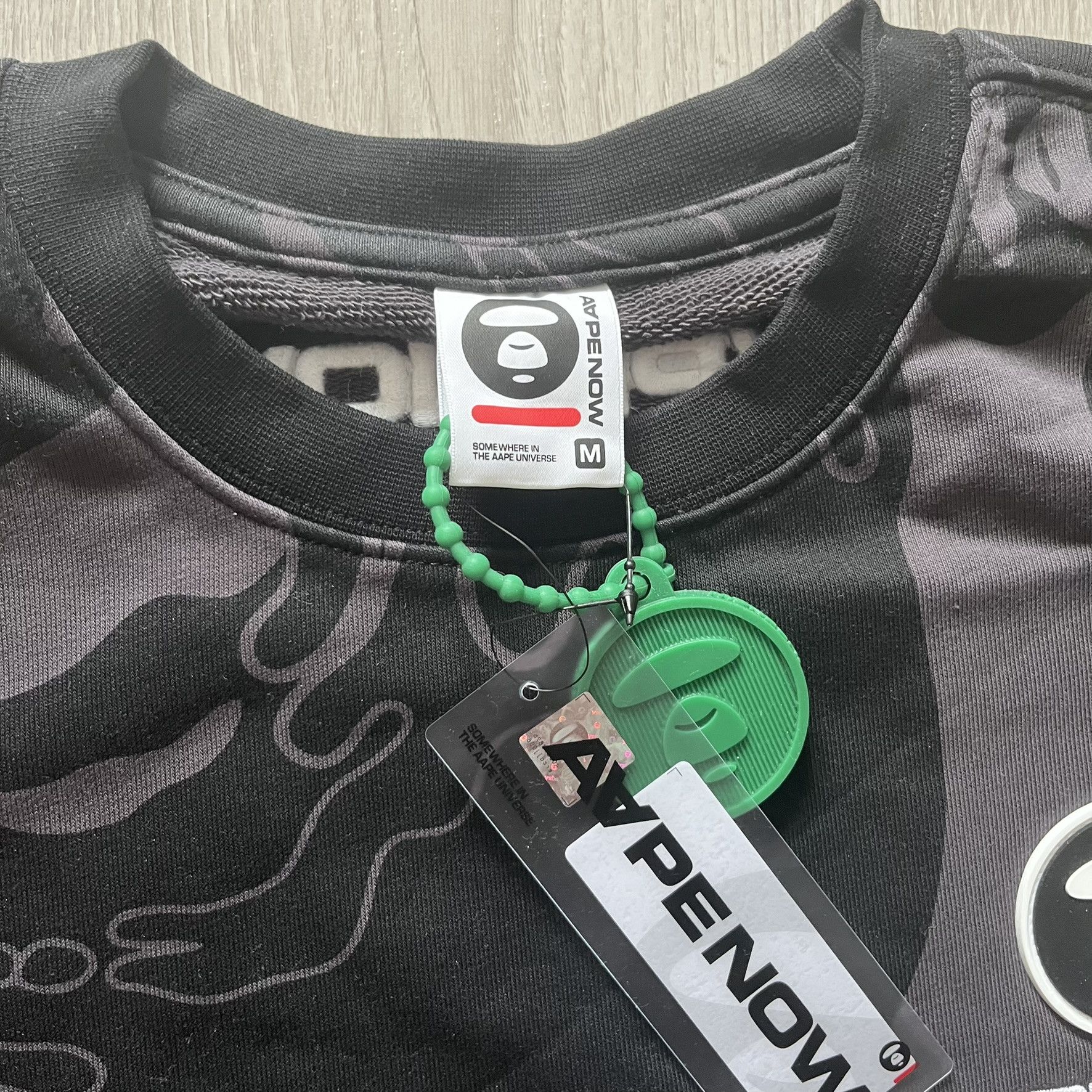 Aape AAPE By Bathing Ape Now Silicon Badge Camo Crewneck Size US M / EU 48-50 / 2 - 6 Thumbnail