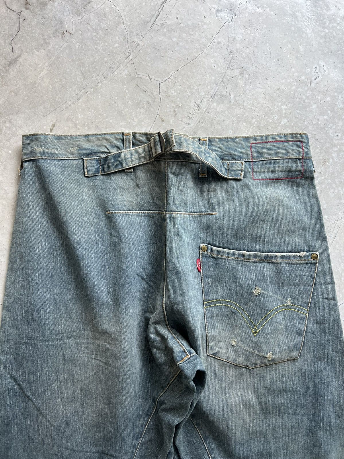 Levi's Levis Engineered Jeans Buckle Back Tag W32 Actual 33x28.5 Size US 32 / EU 48 - 5 Thumbnail