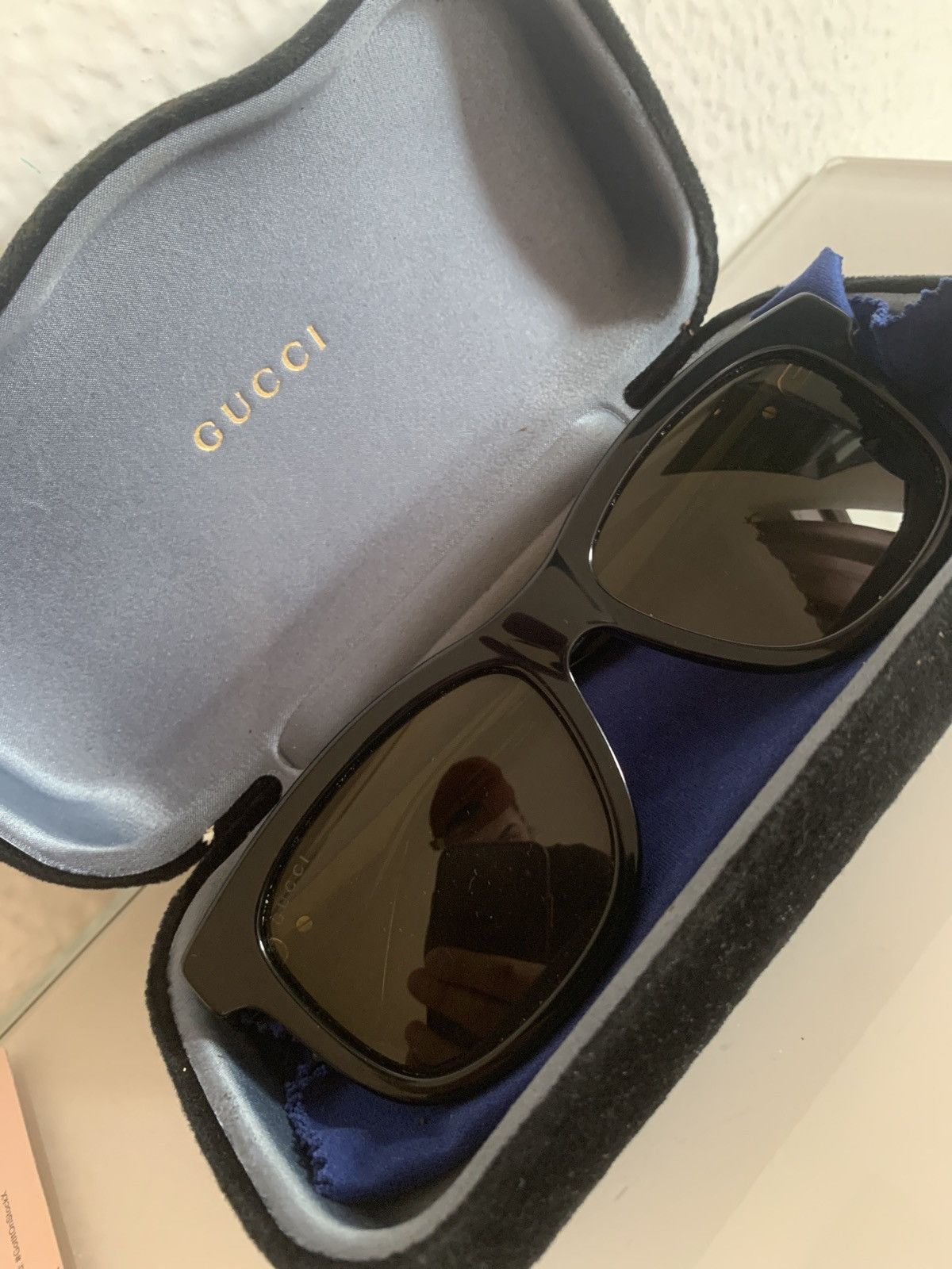 image of Gucci Sunglasses in Black, Men's