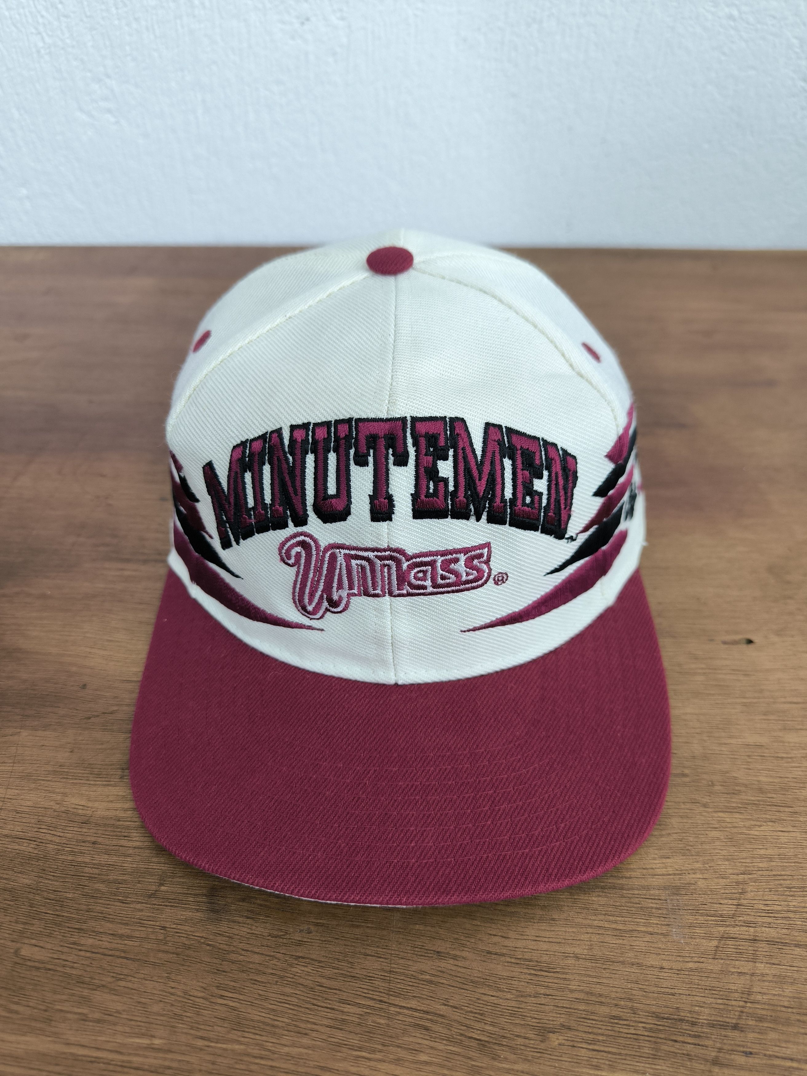 Vintage UMASS minutemen Diamond Cut Logo Athletic