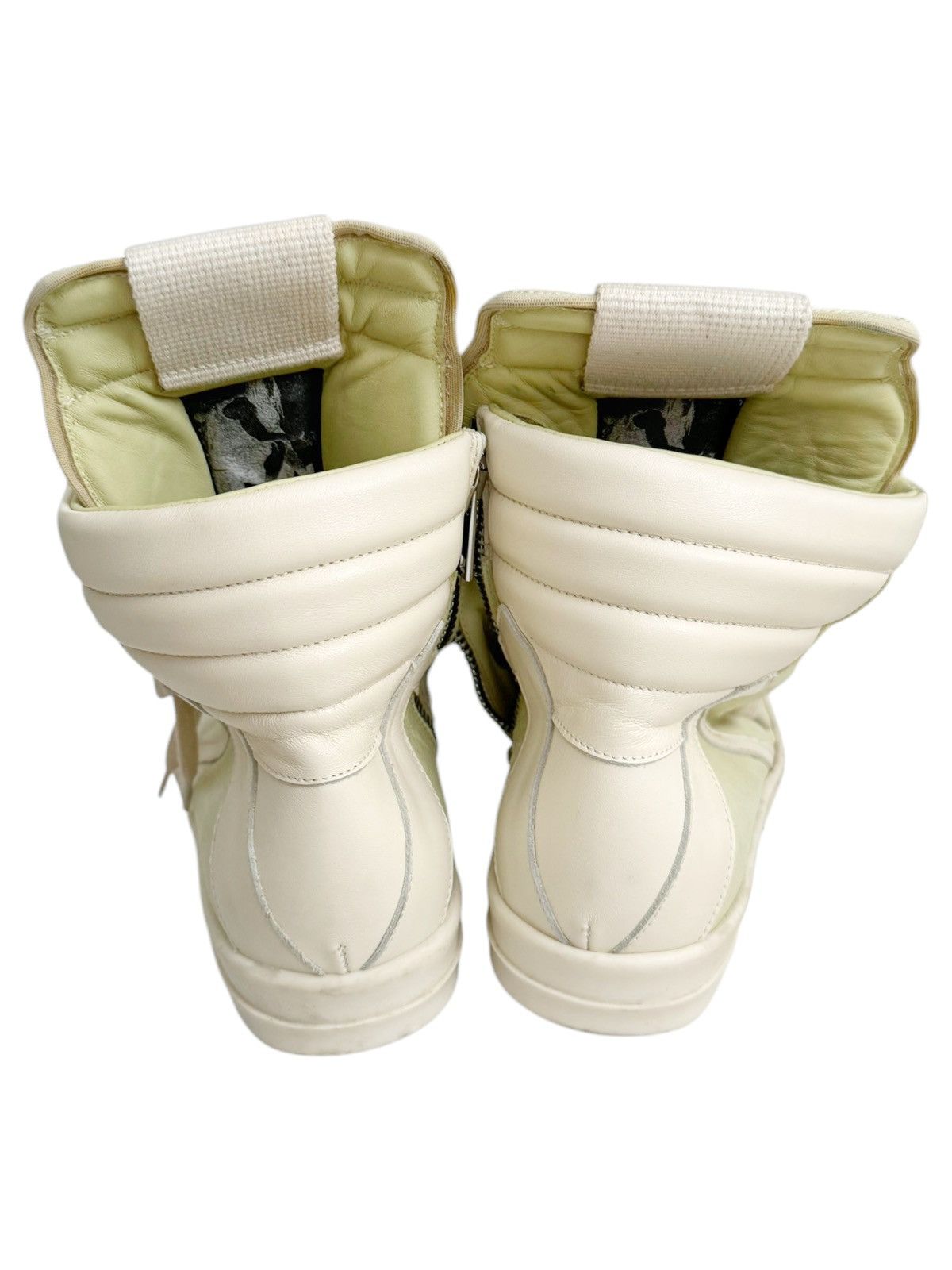 Rick Owens FW18 Sisyphus Lime Geobasket Sneaker Leather Size US 9 / EU 42 - 3 Thumbnail