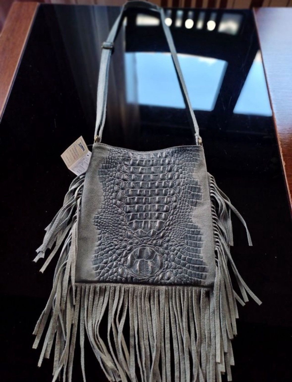 Other Crocodile leather blue crossbody bag Size ONE SIZE - 1 Thumbnail