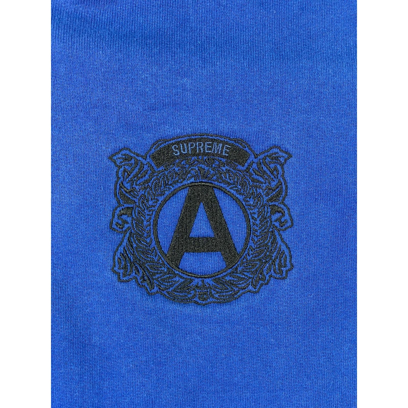 Supreme Supreme A Blue Hoodie Size L / US 10 / IT 46 - 4 Thumbnail