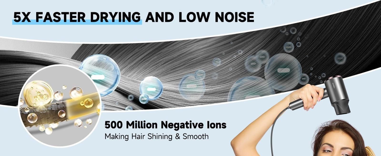Other Professional High-Speed Negative Ionic Care Blow Dryer Size ONE SIZE - 4 Thumbnail